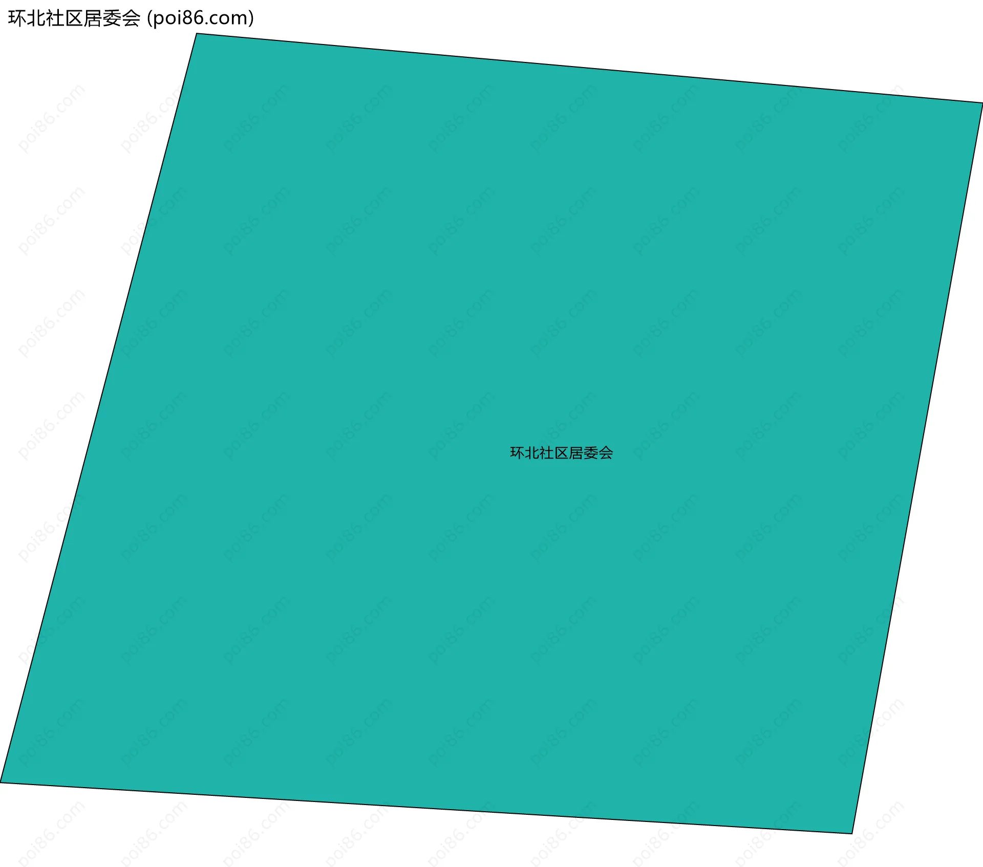 环北社区居委会边界地图