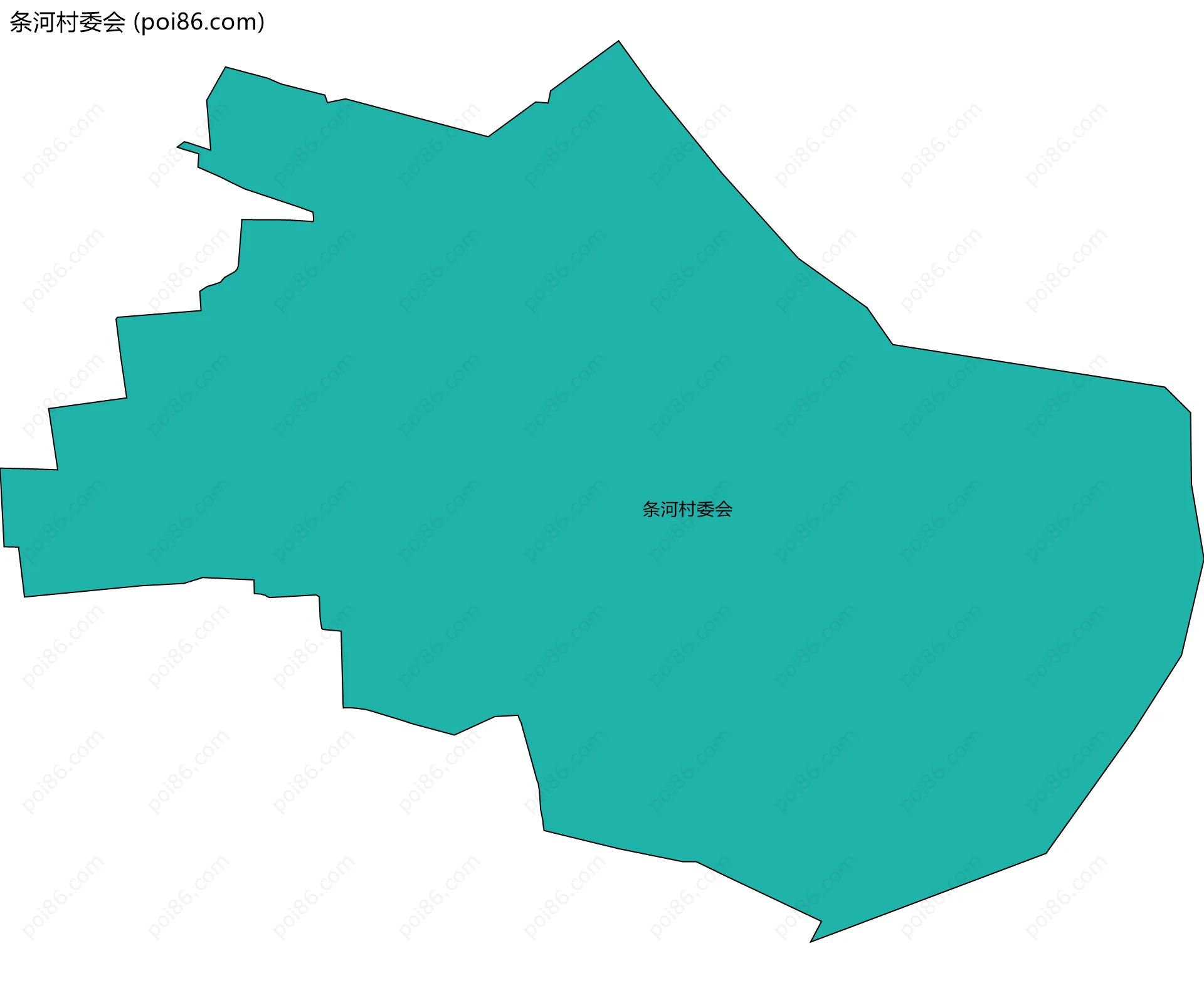 条河村委会边界地图