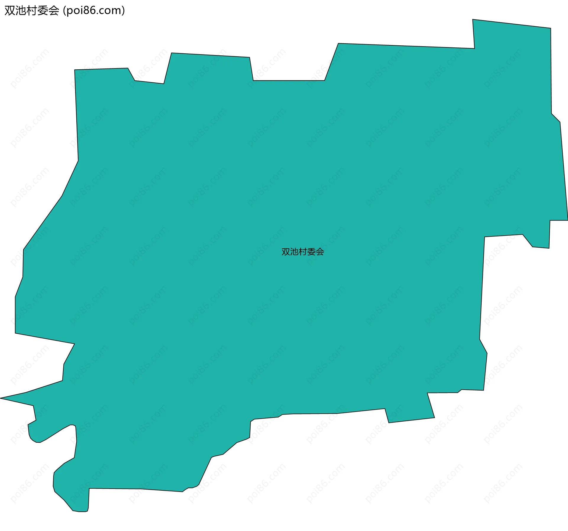 双池村委会边界地图