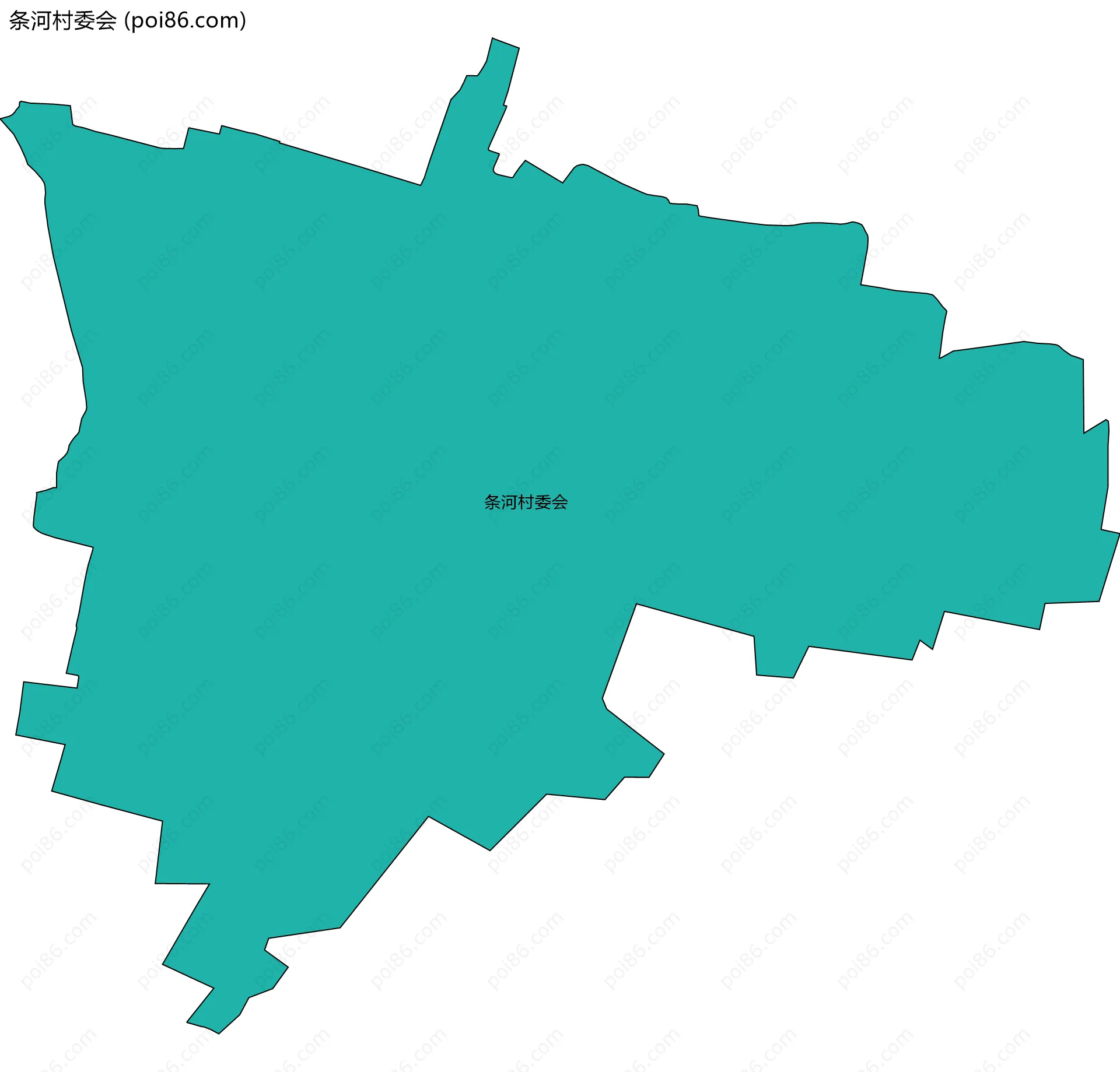 条河村委会边界地图