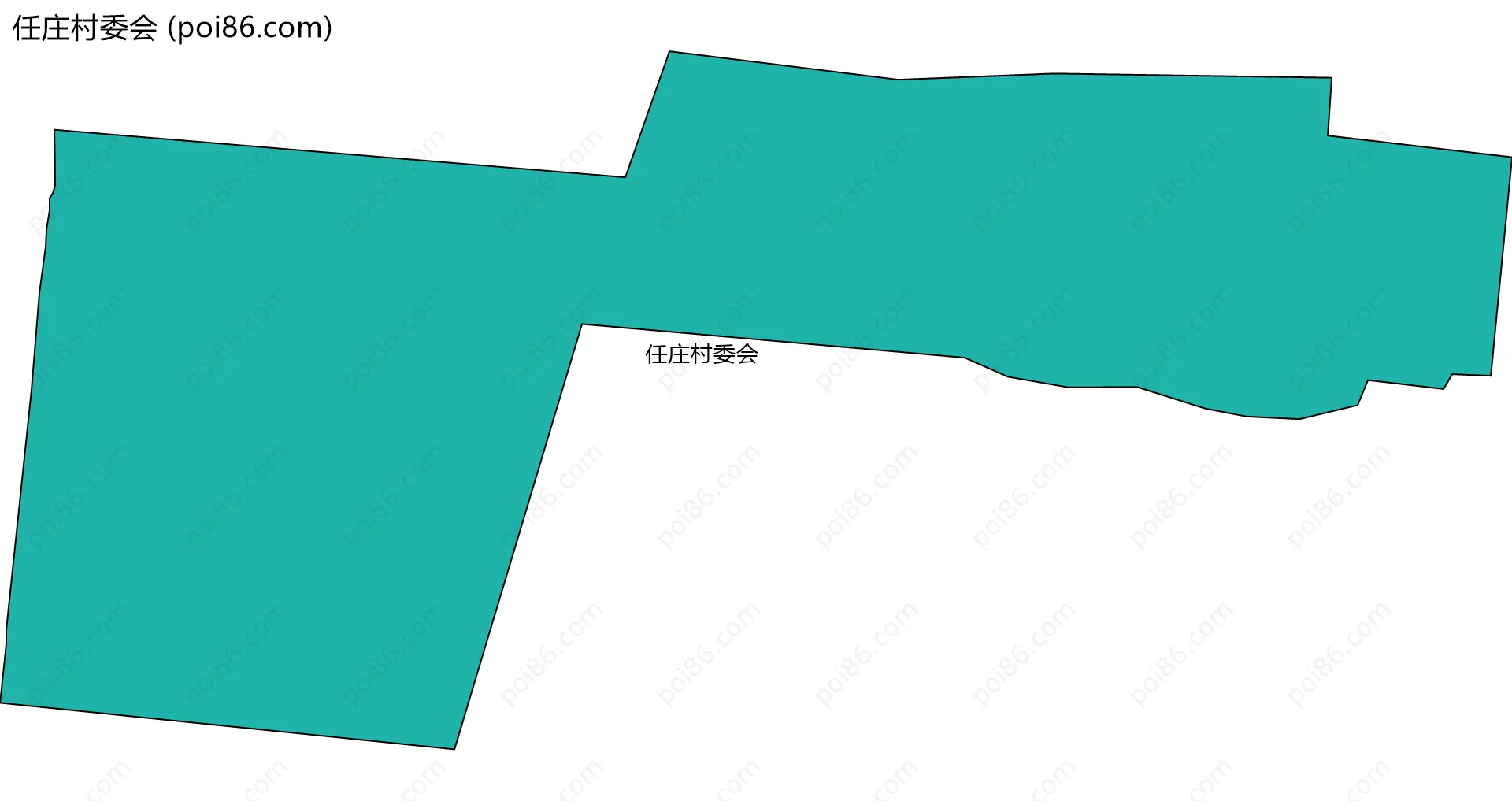 任庄村委会边界地图