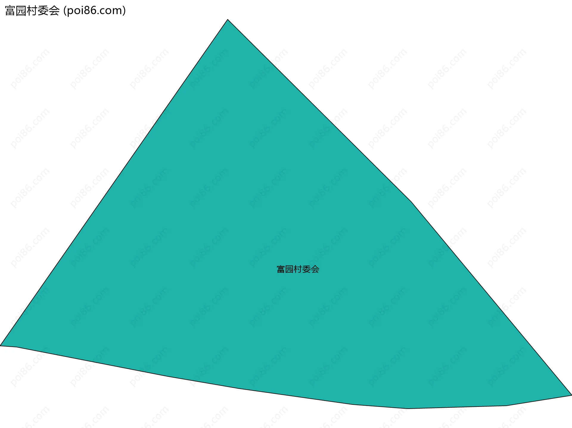 富园村委会边界地图