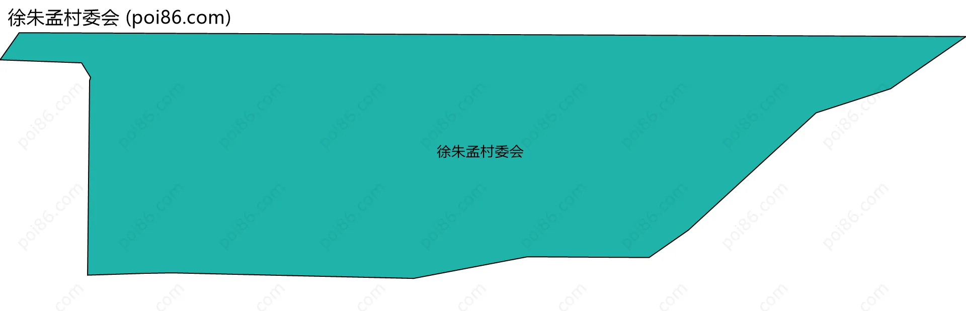 徐朱孟村委会边界地图