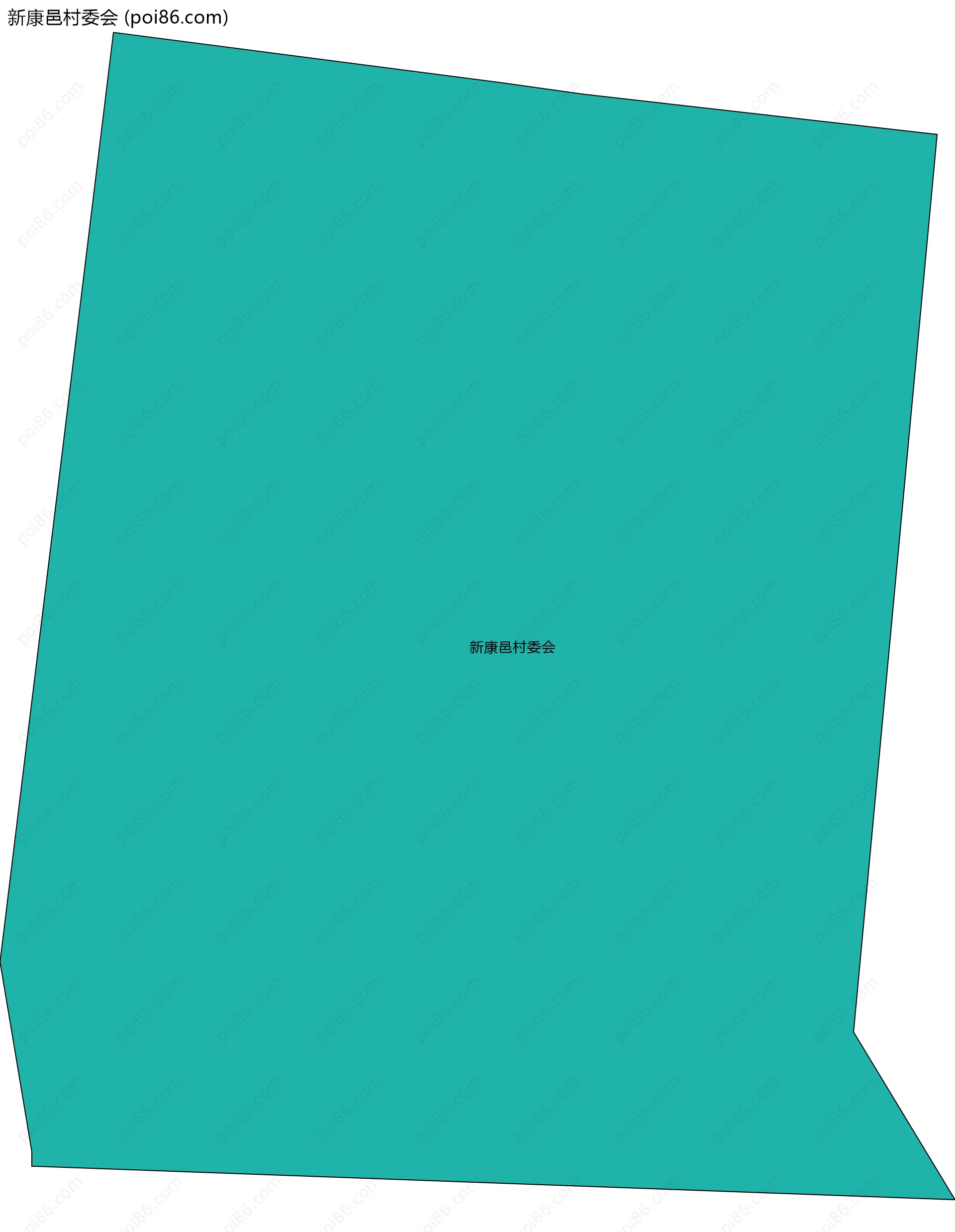 新康邑村委会边界地图