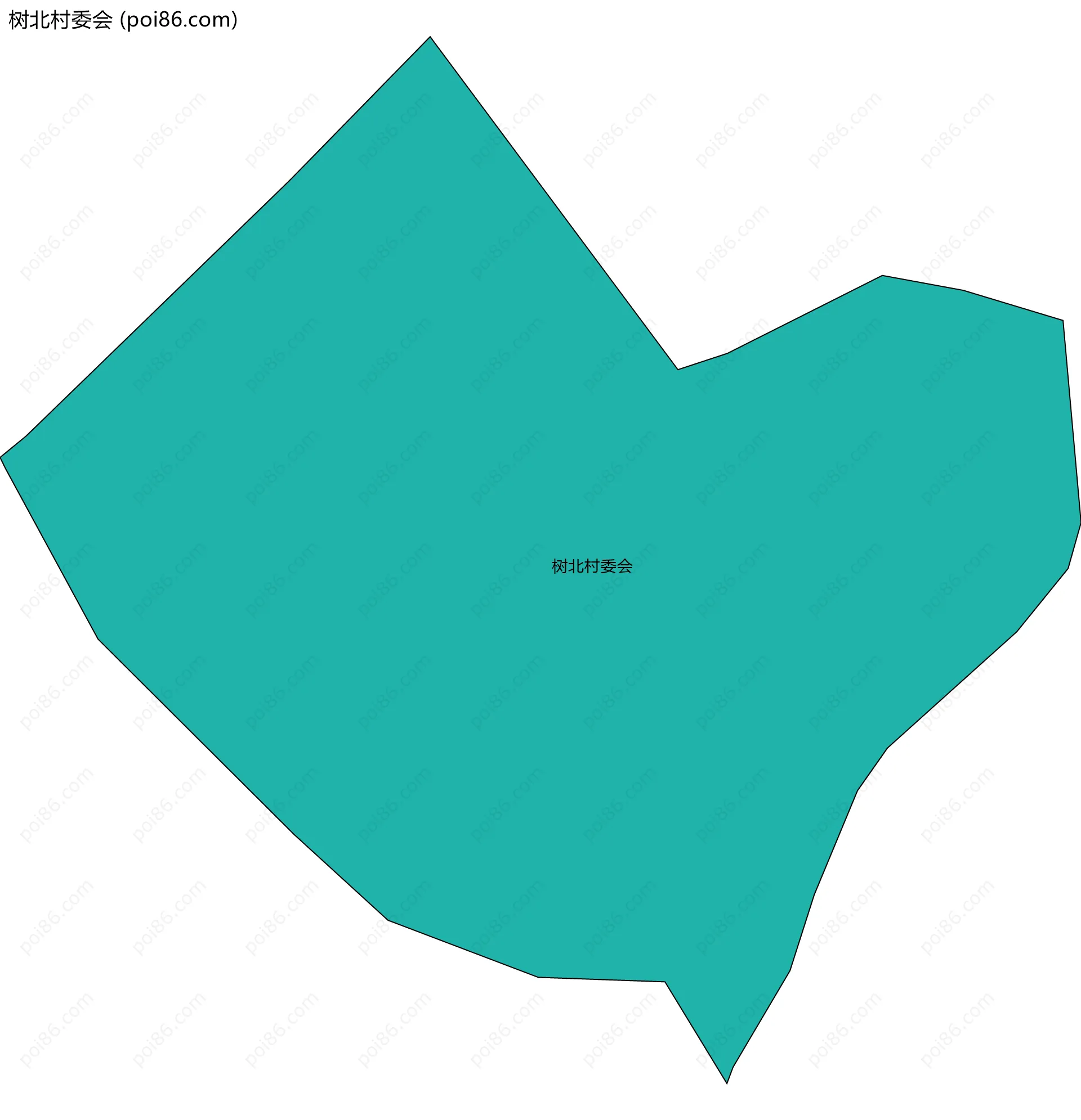 树北村委会边界地图