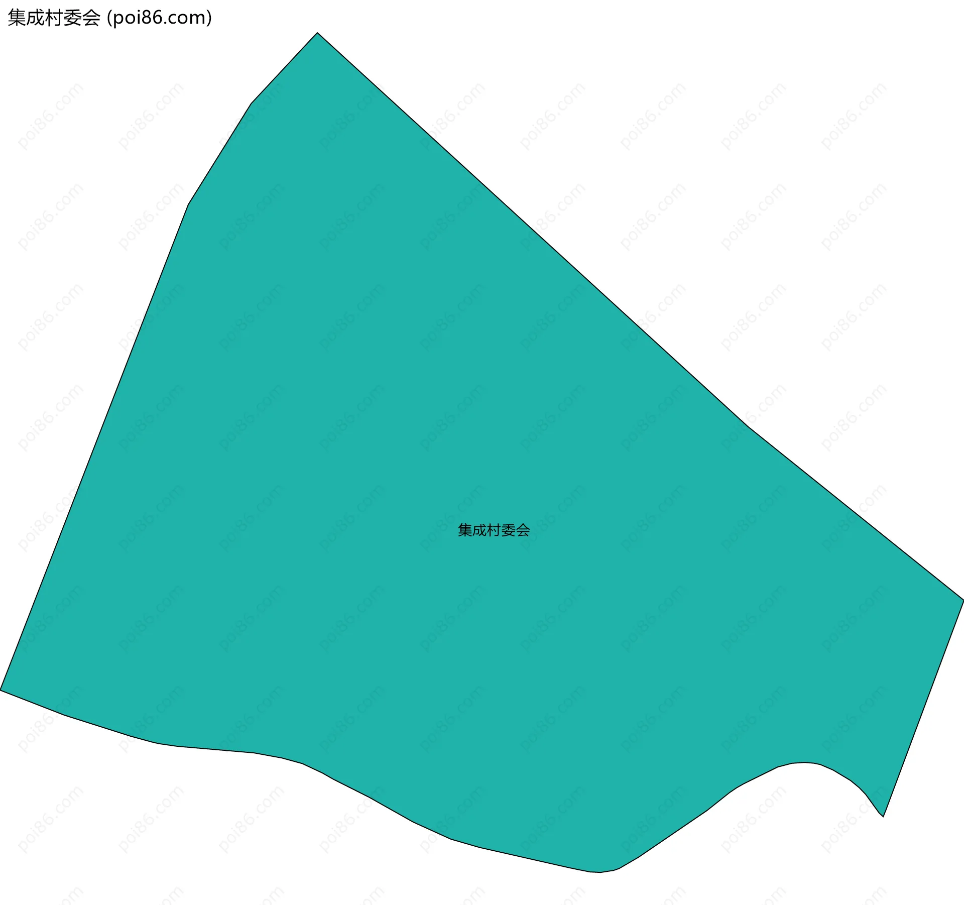 集成村委会边界地图
