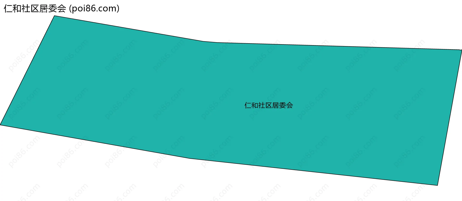 仁和社区居委会边界地图