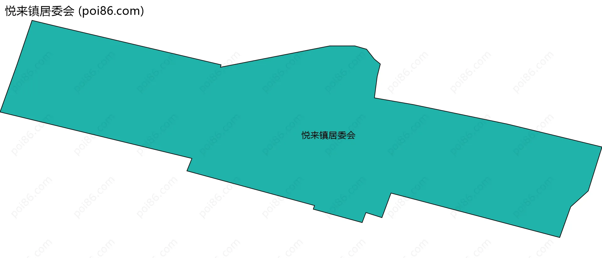 悦来镇居委会边界地图