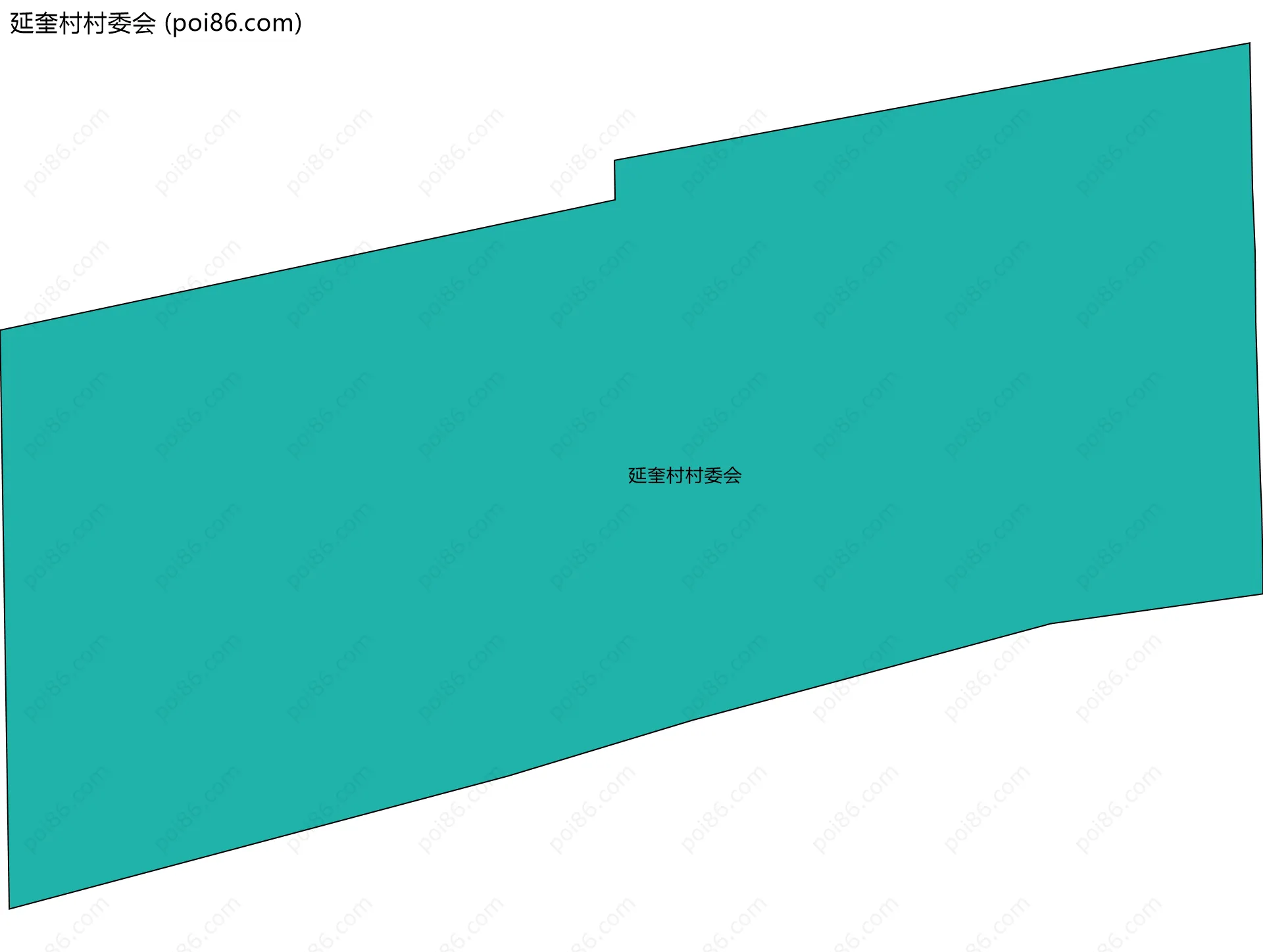延奎村村委会边界地图