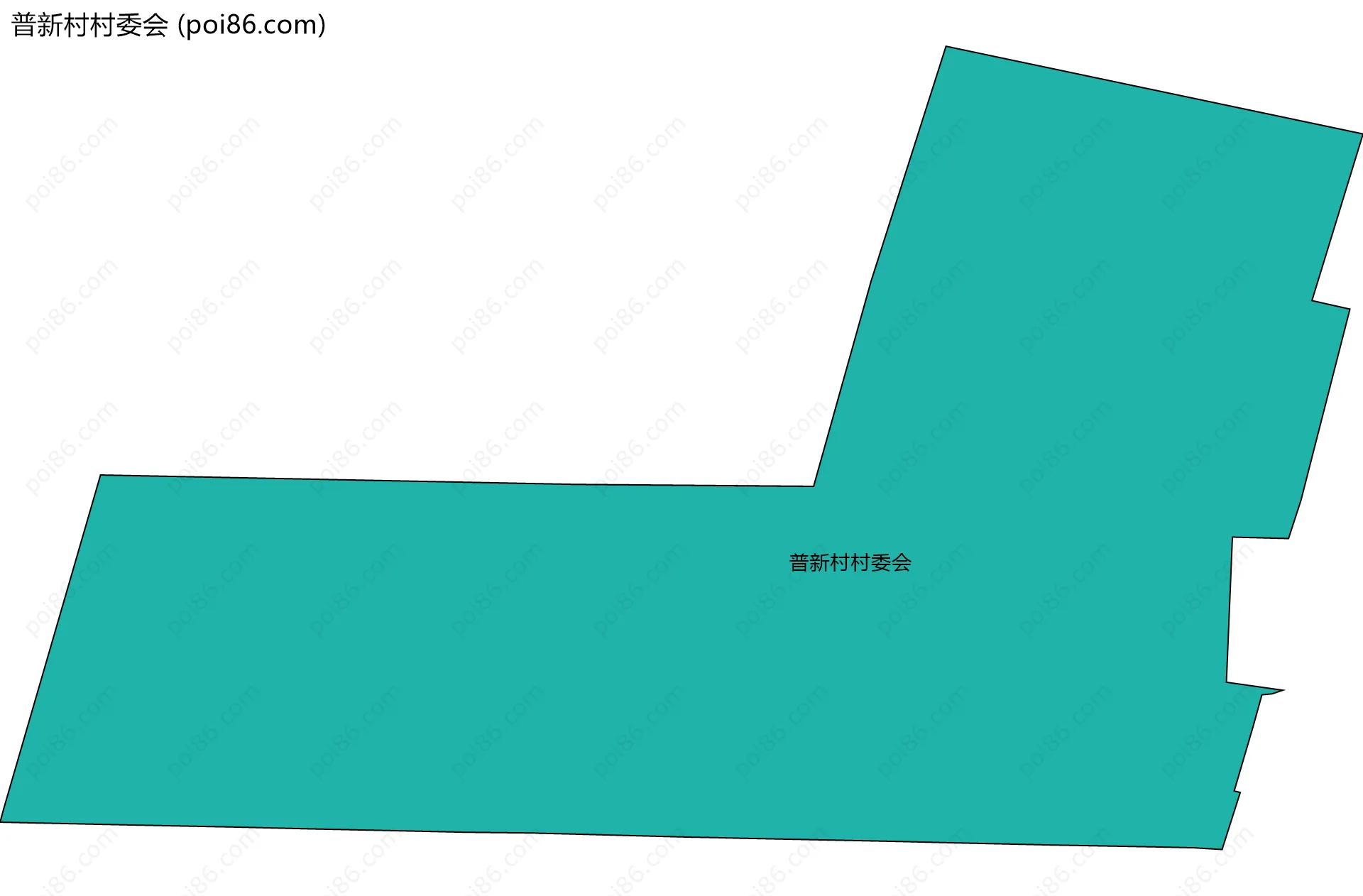 普新村村委会边界地图