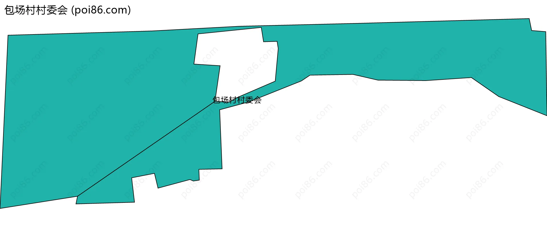 包场村村委会边界地图