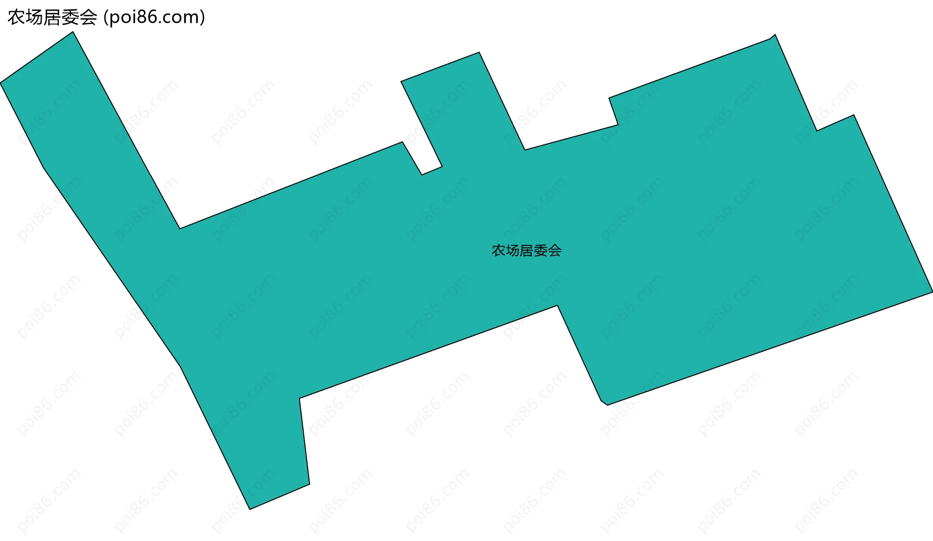 农场居委会边界地图
