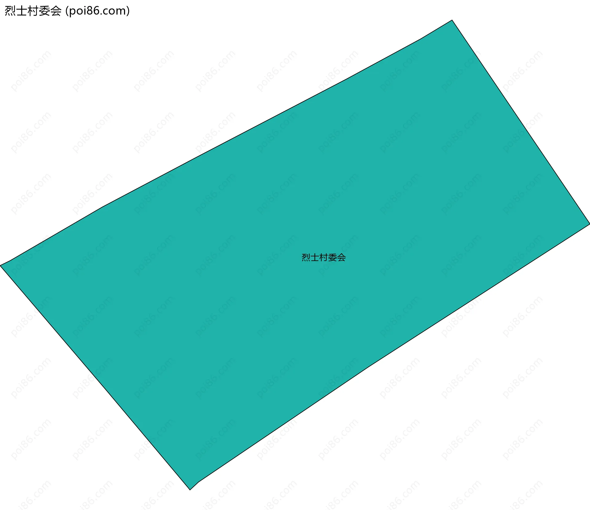 烈士村委会边界地图