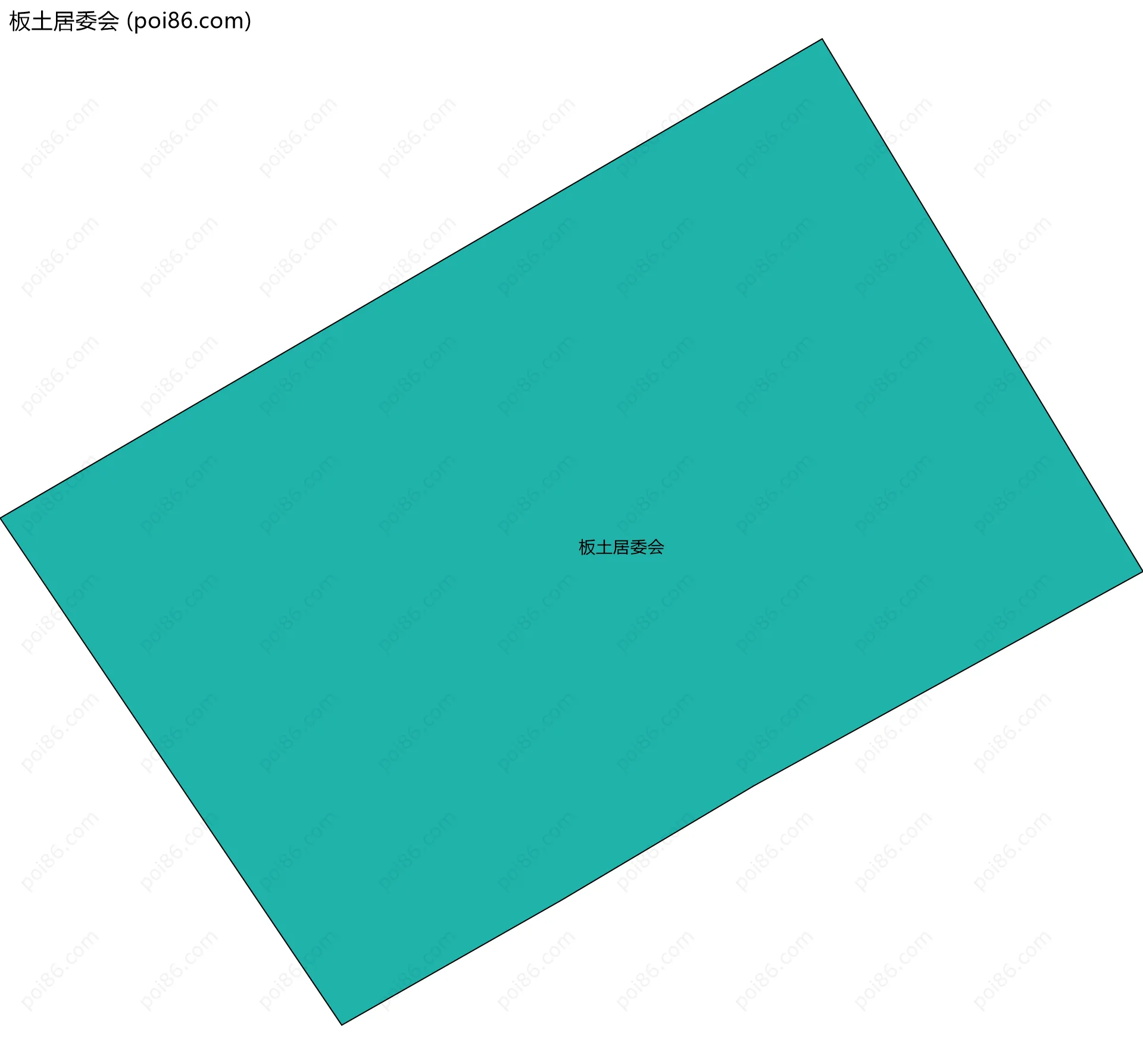 板土居委会边界地图