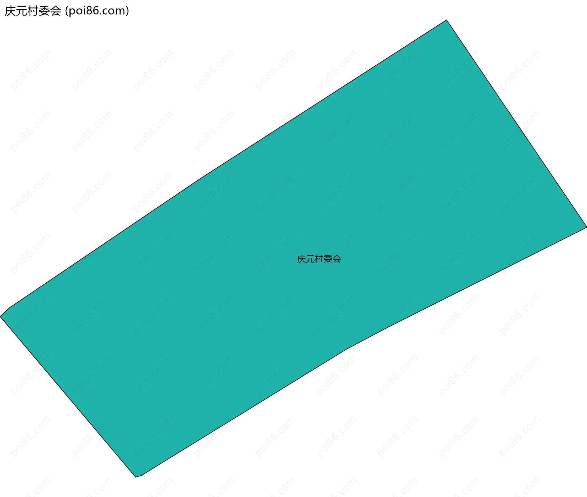 庆元村委会边界地图