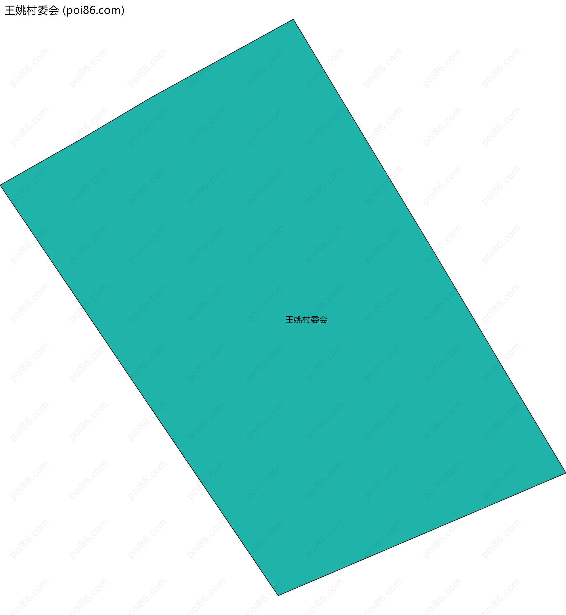 王姚村委会边界地图