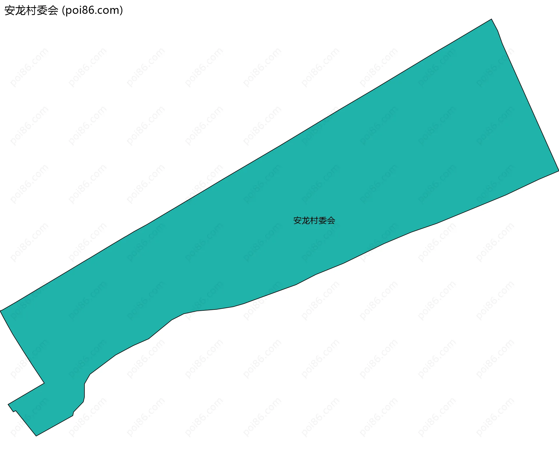 安龙村委会边界地图