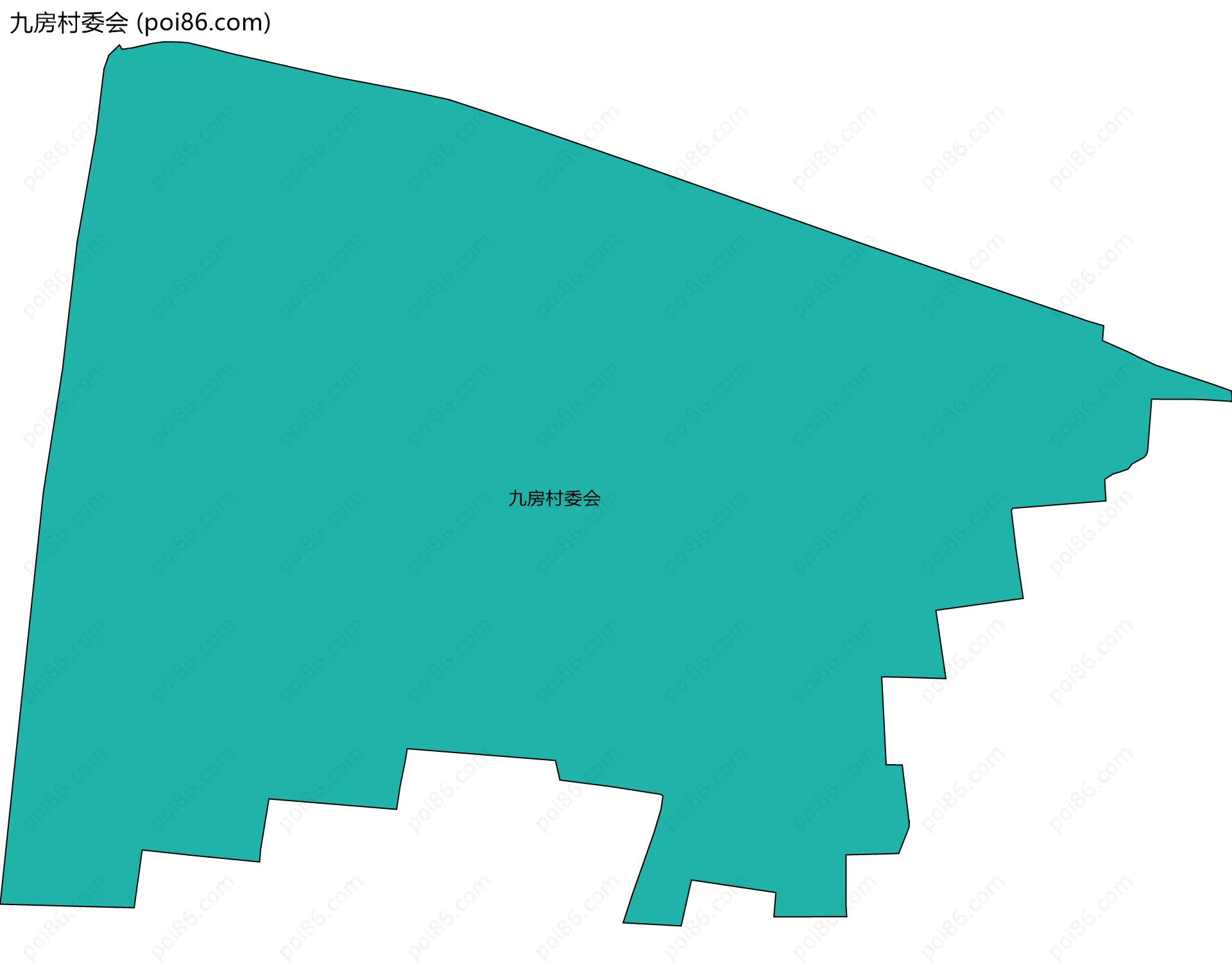 九房村委会边界地图