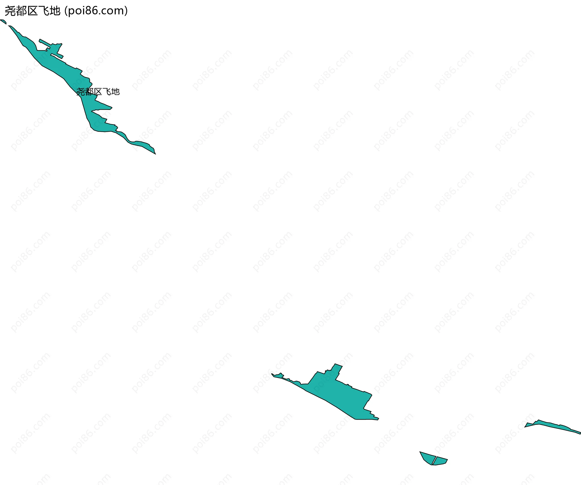 尧都区飞地边界地图