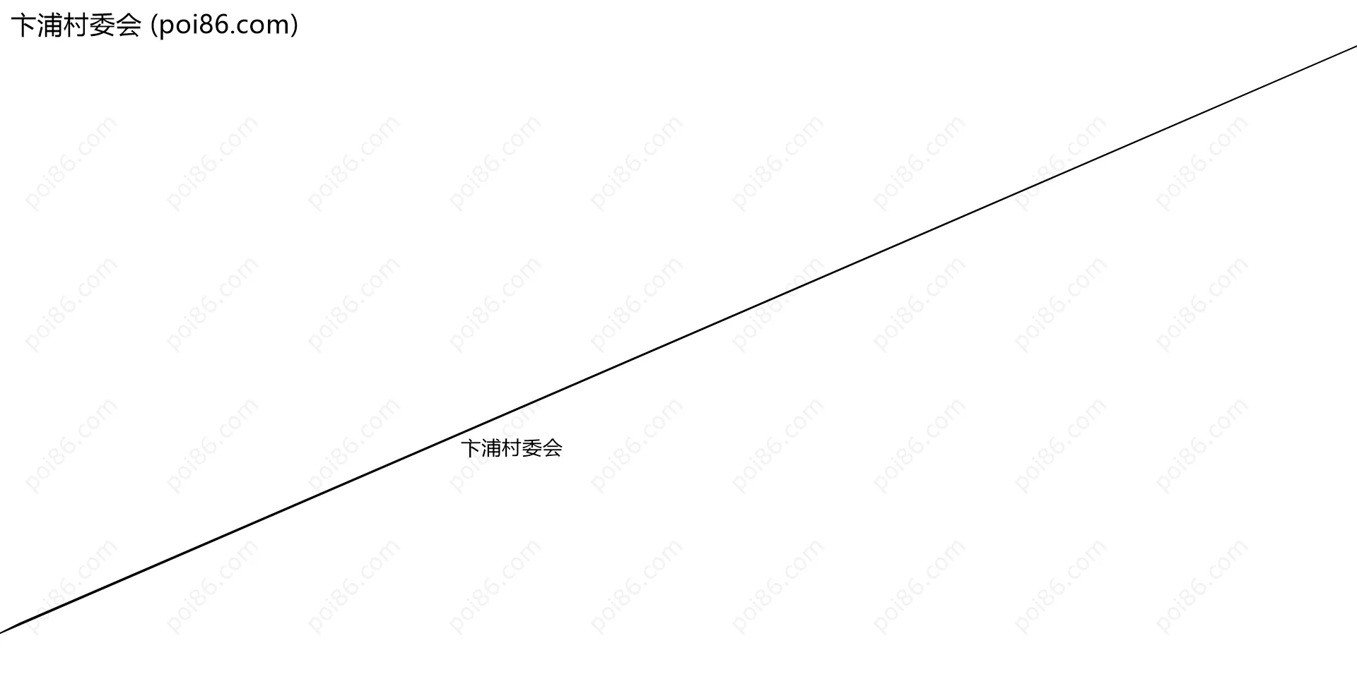 卞浦村委会边界地图