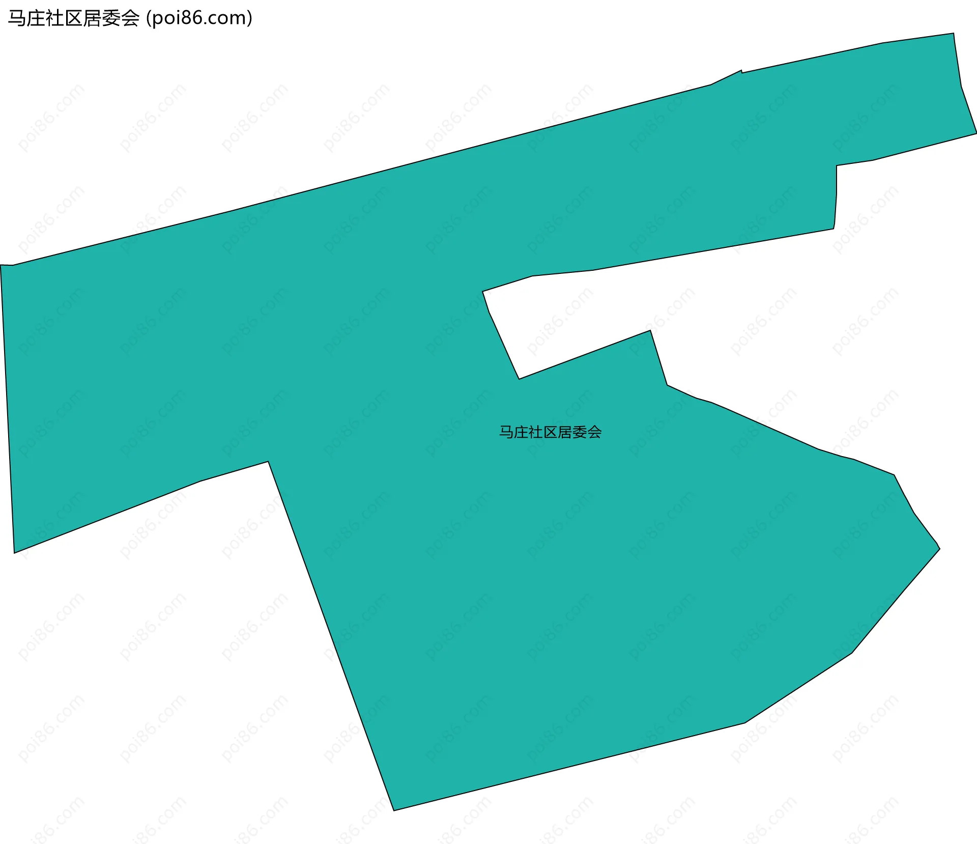 马庄社区居委会边界地图