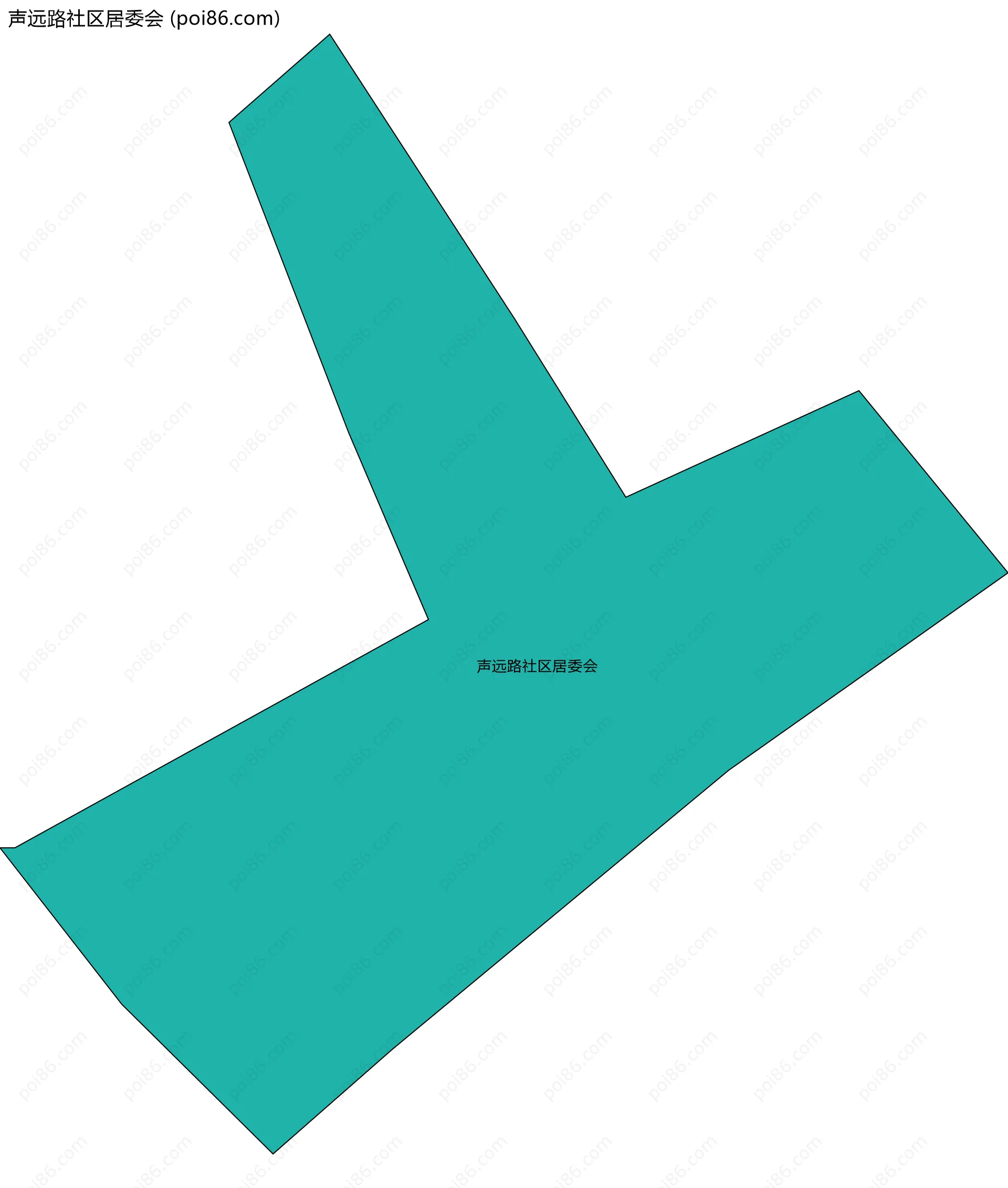 声远路社区居委会边界地图