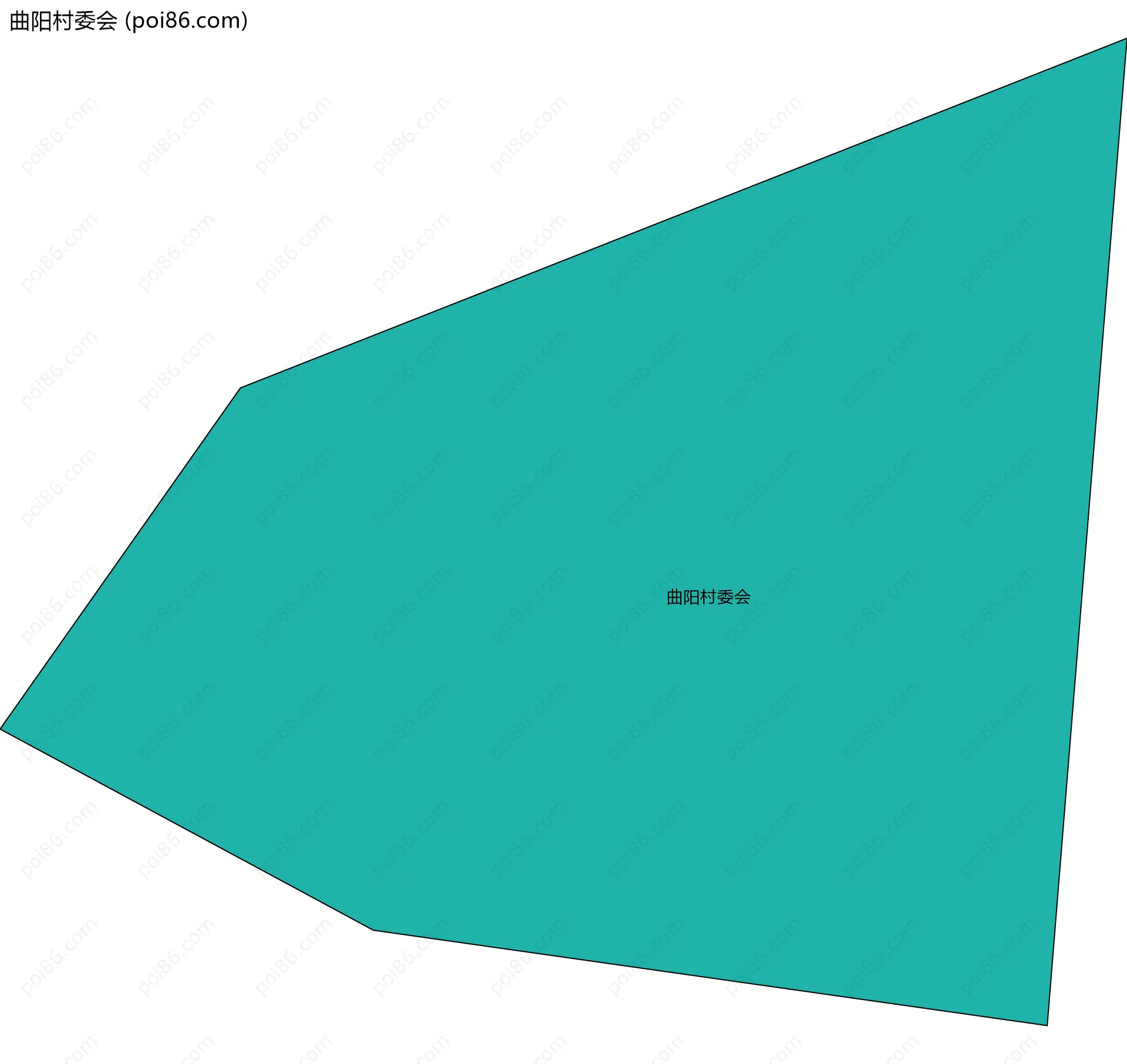 曲阳村委会边界地图