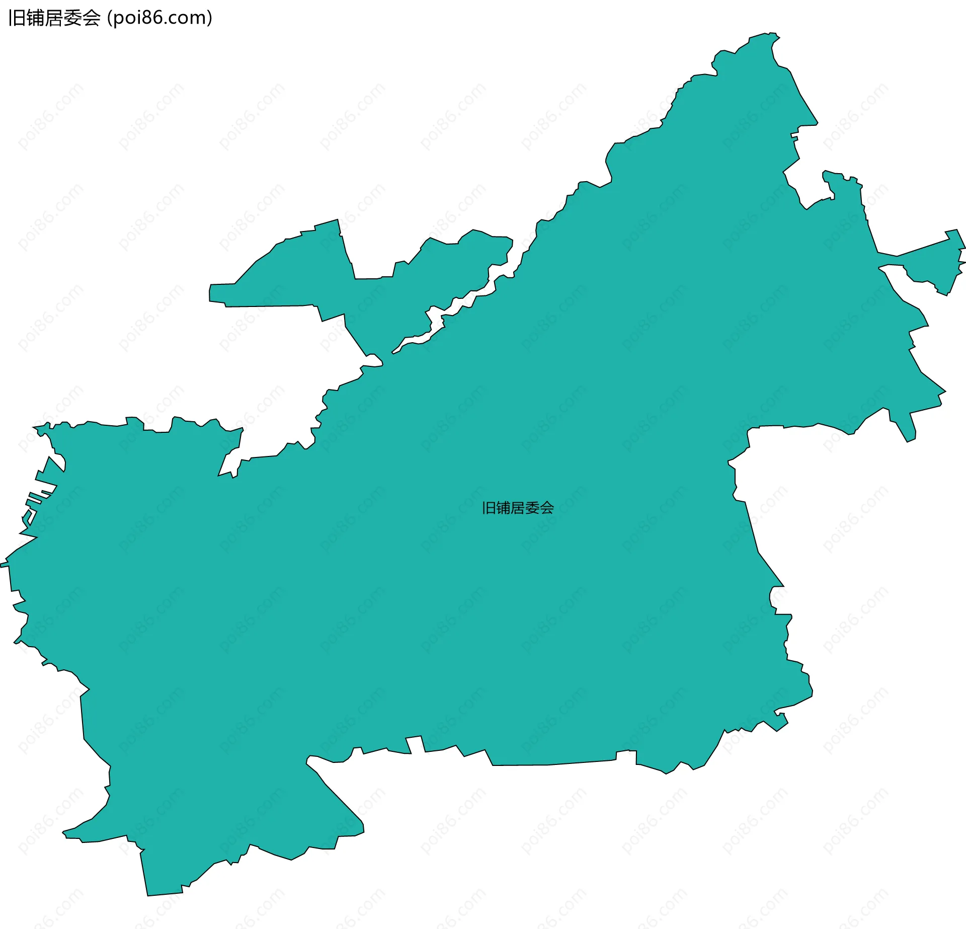 旧铺居委会边界地图