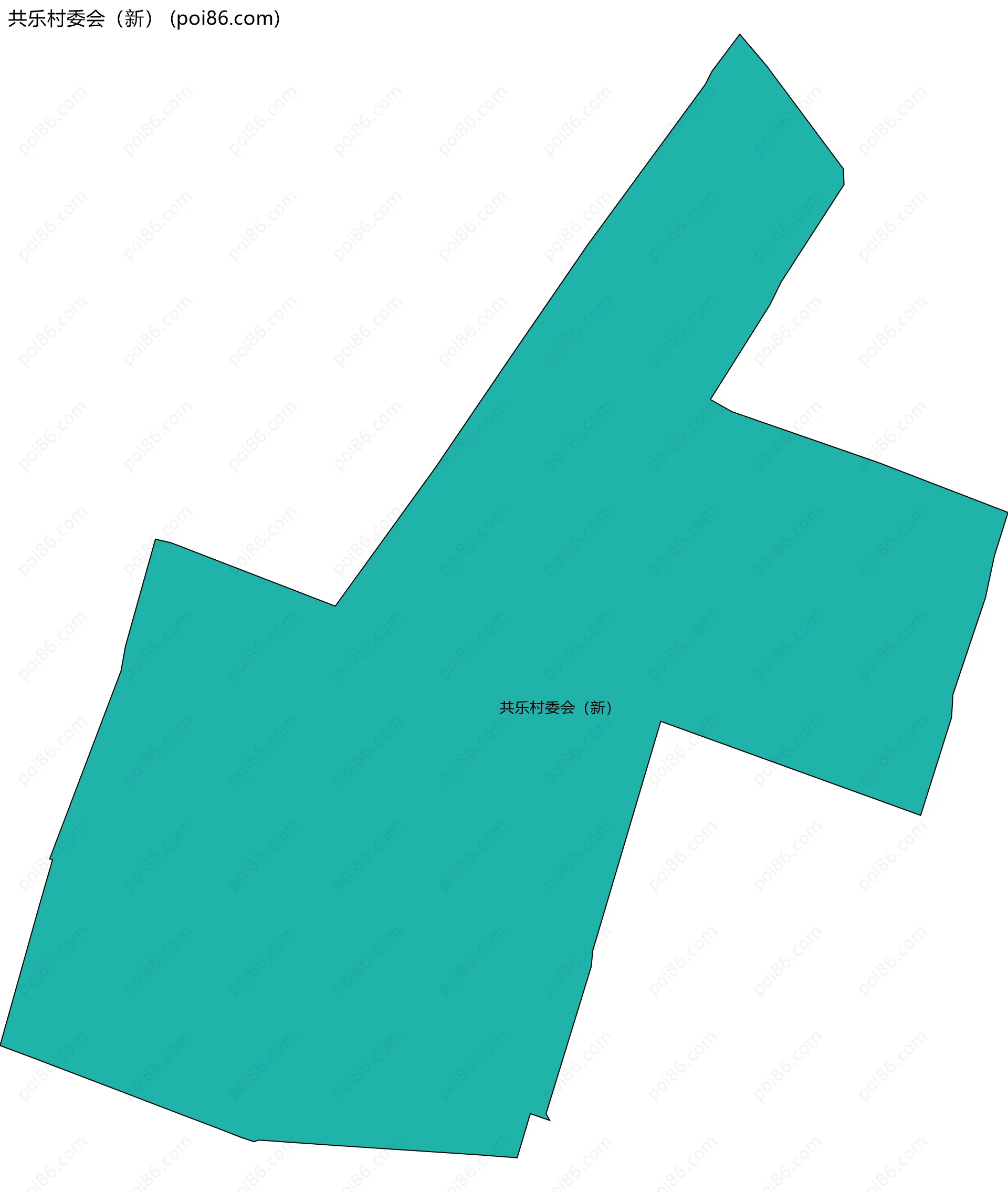 共乐村委会（新）边界地图