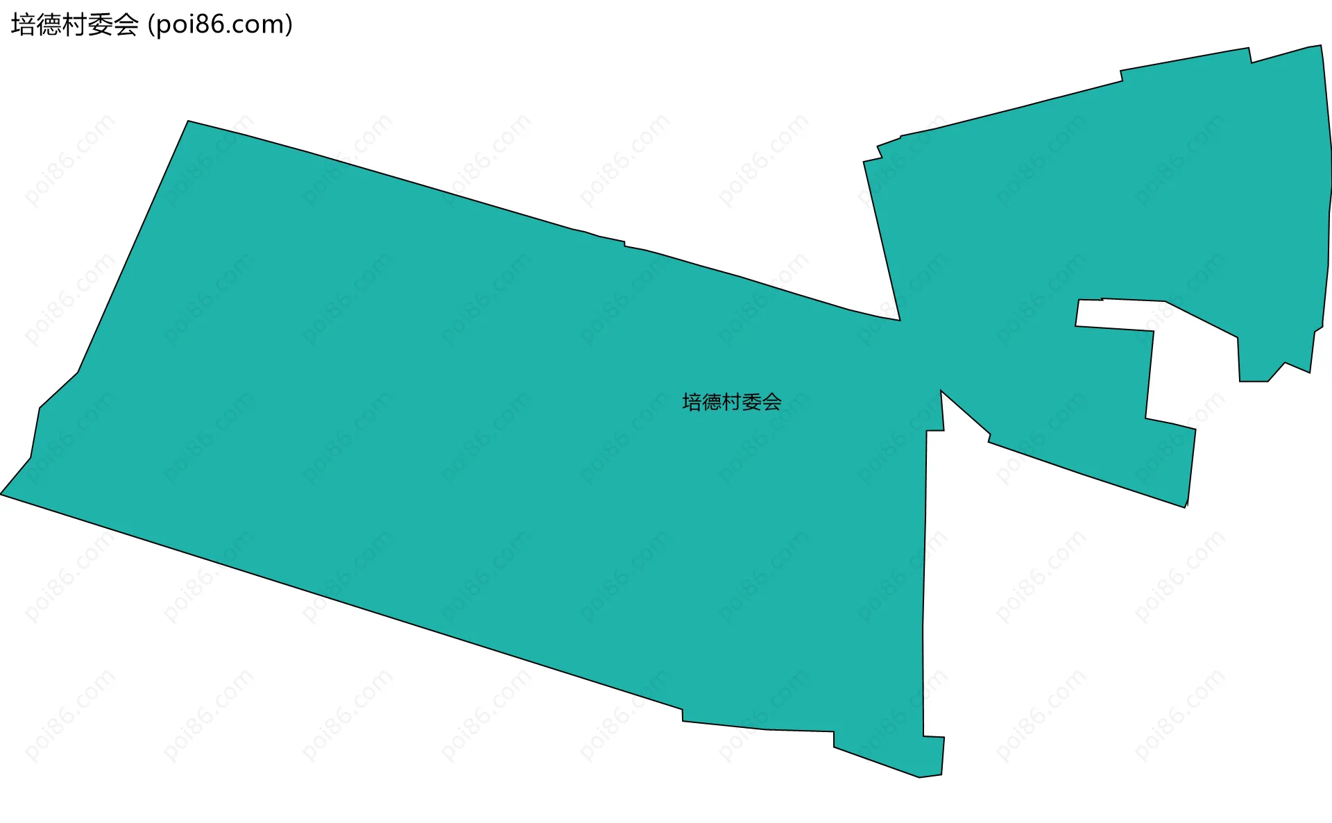 培德村委会边界地图