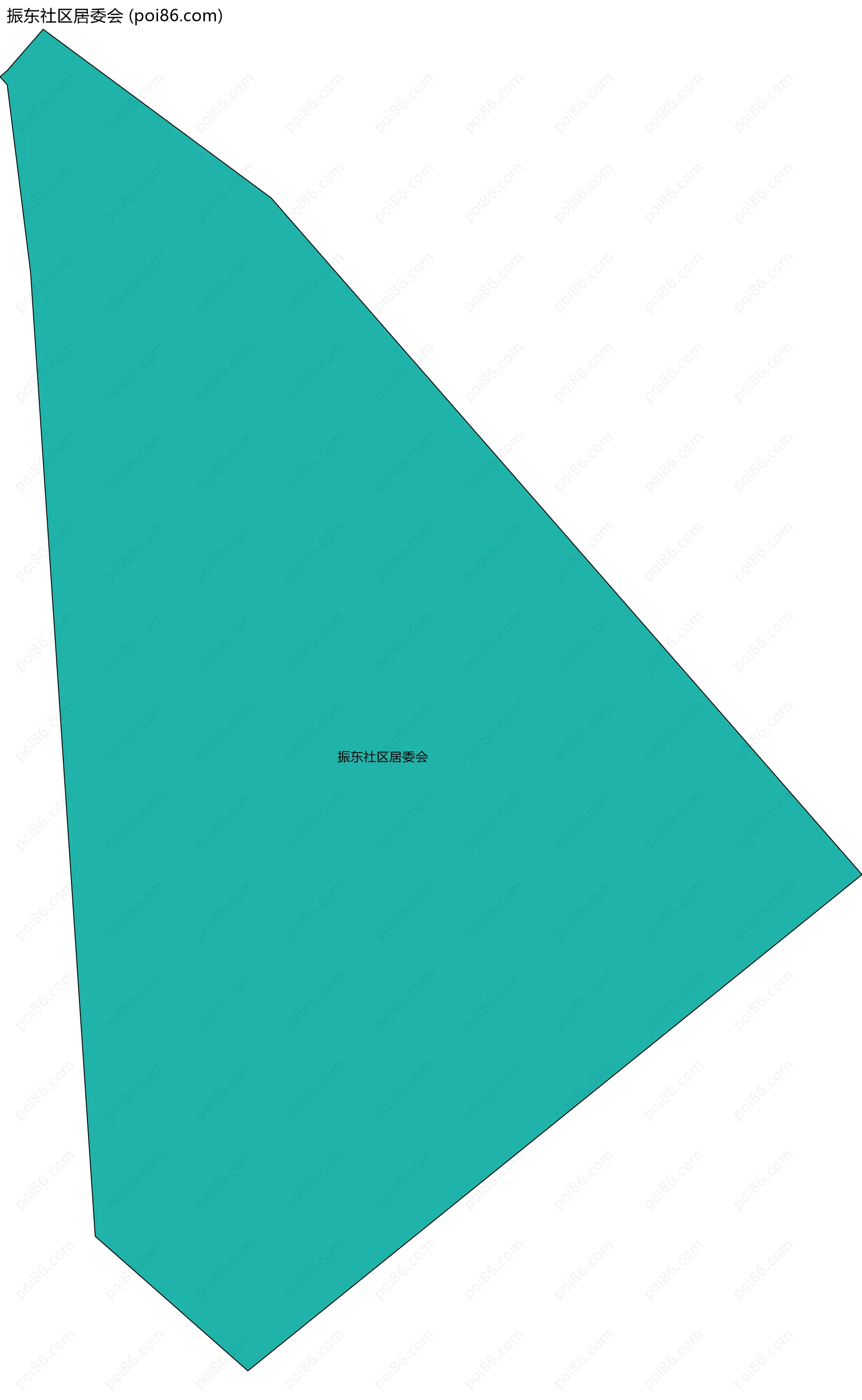 振东社区居委会边界地图