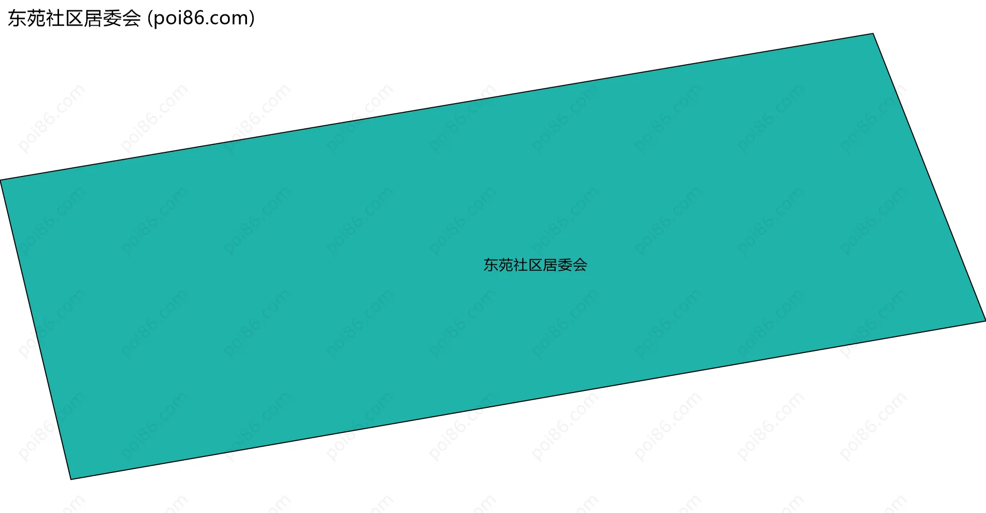 东苑社区居委会边界地图