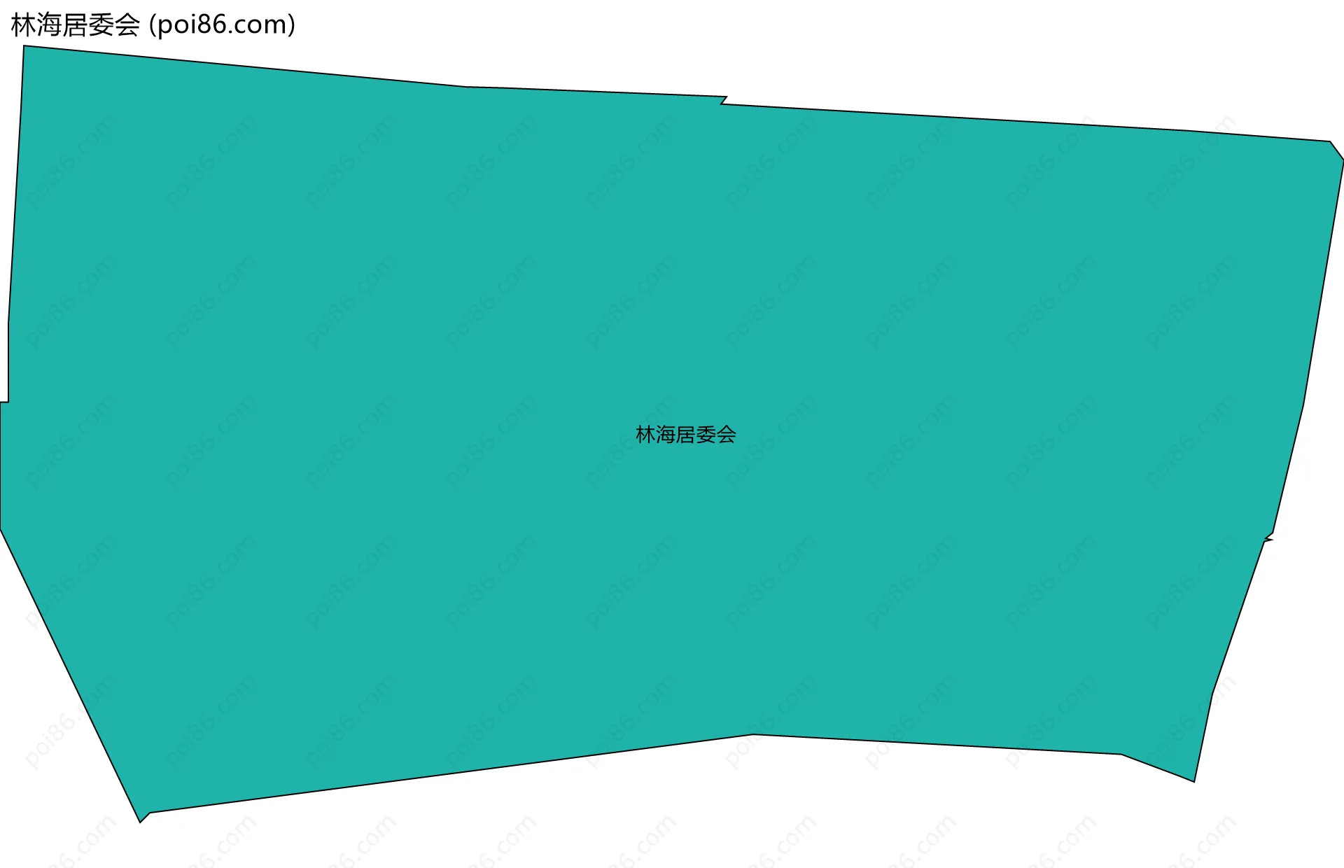 林海居委会边界地图