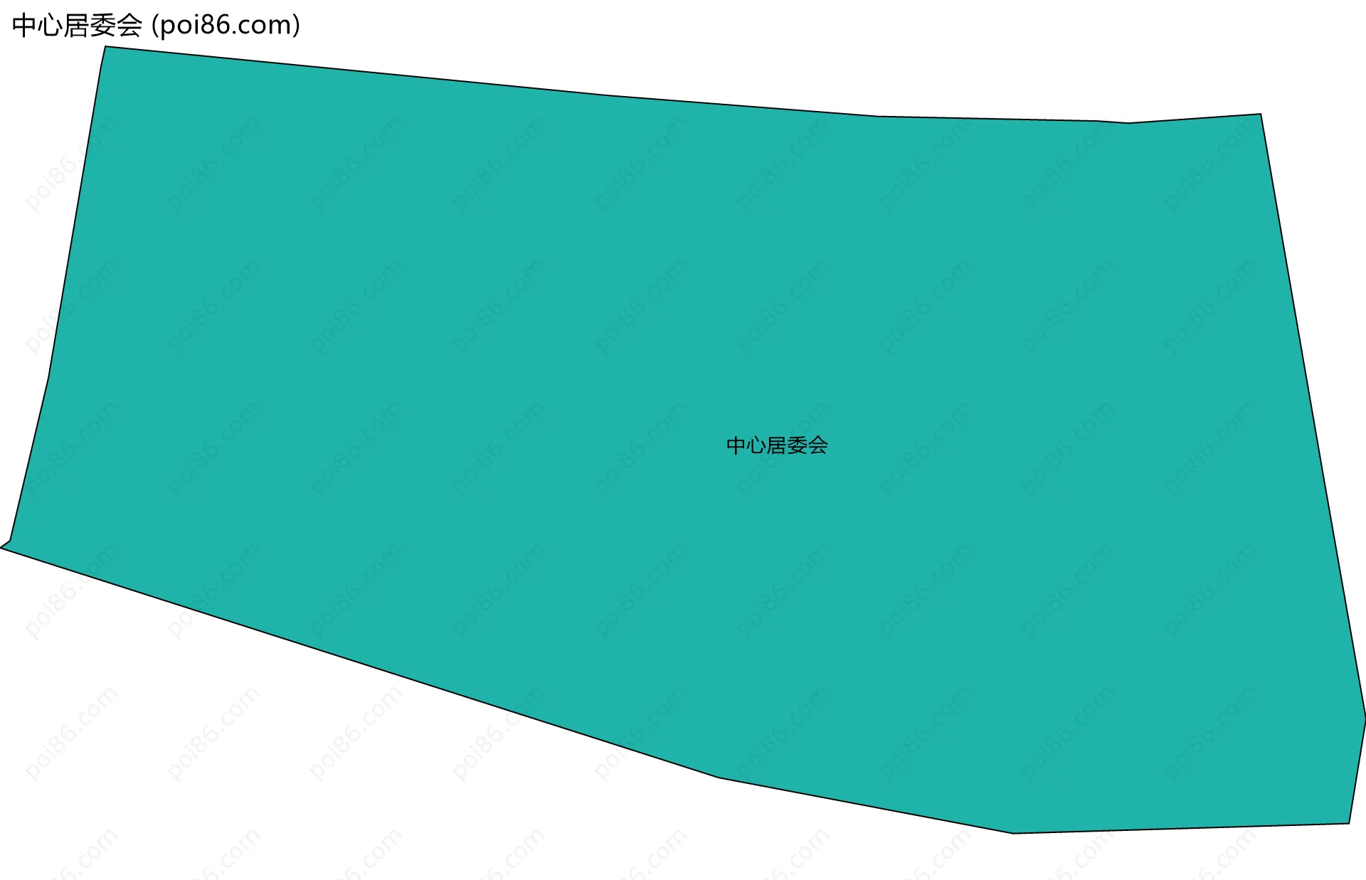 中心居委会边界地图