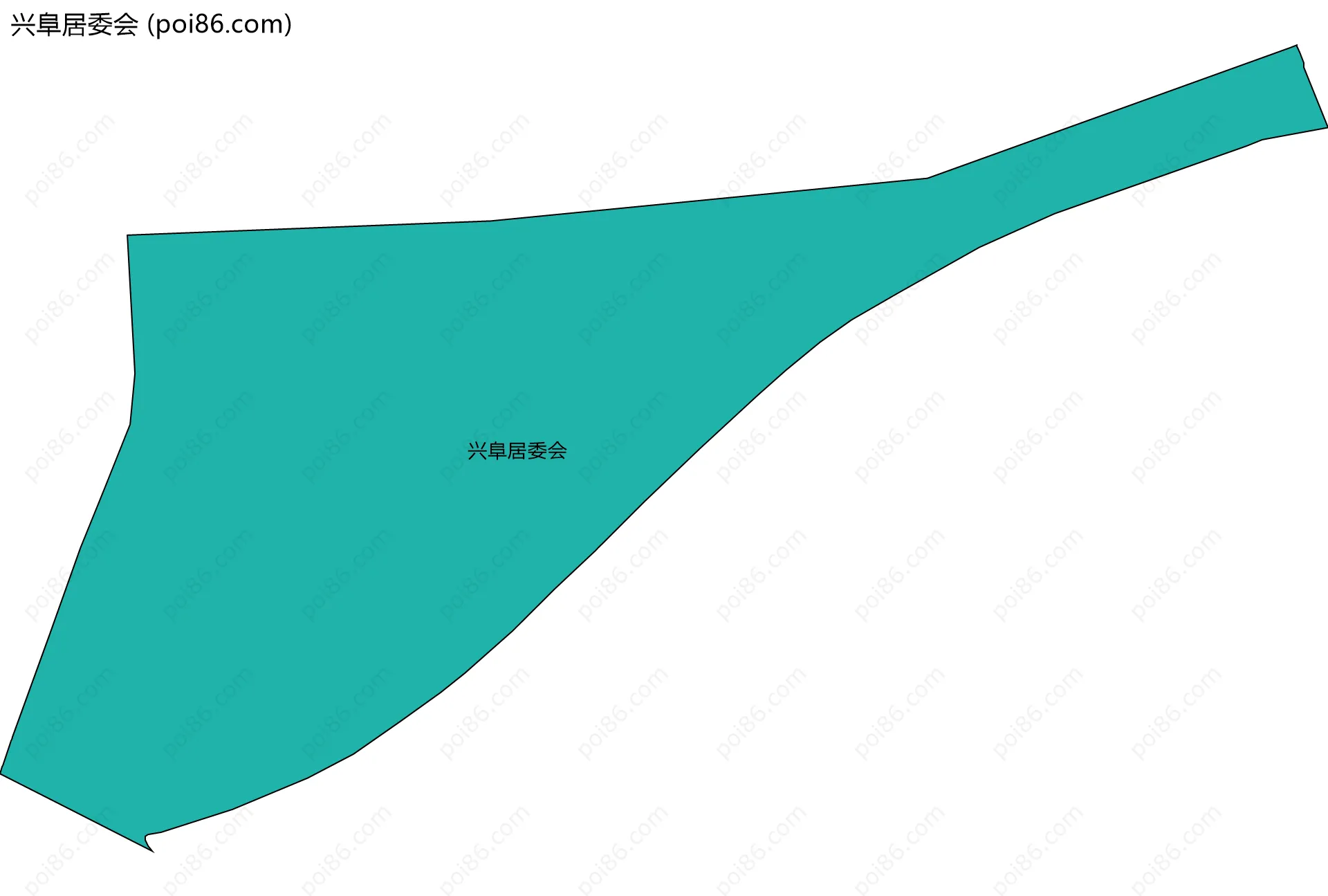 兴阜居委会边界地图