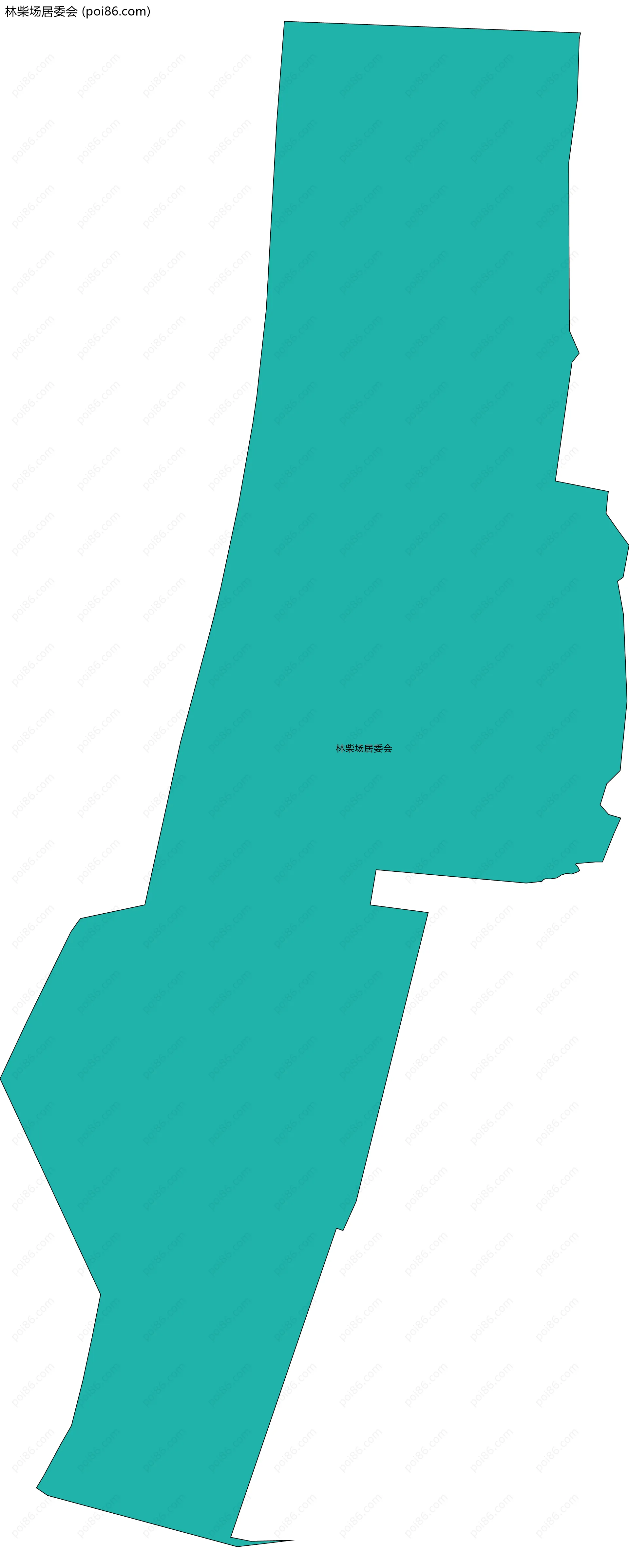 林柴场居委会边界地图