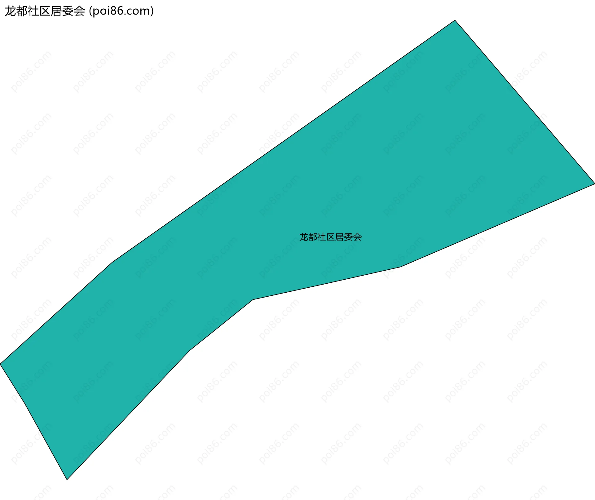 龙都社区居委会边界地图