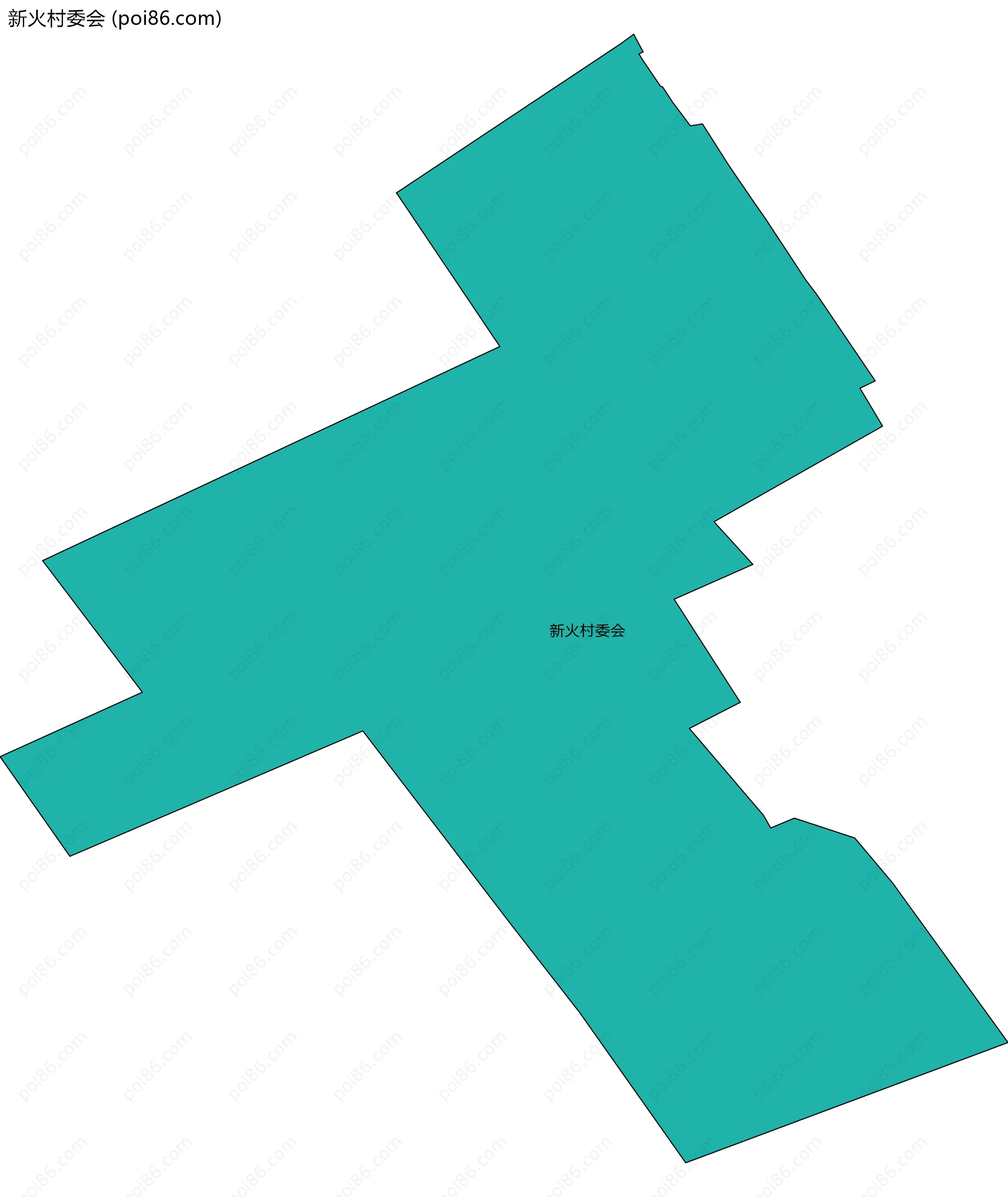 新火村委会边界地图