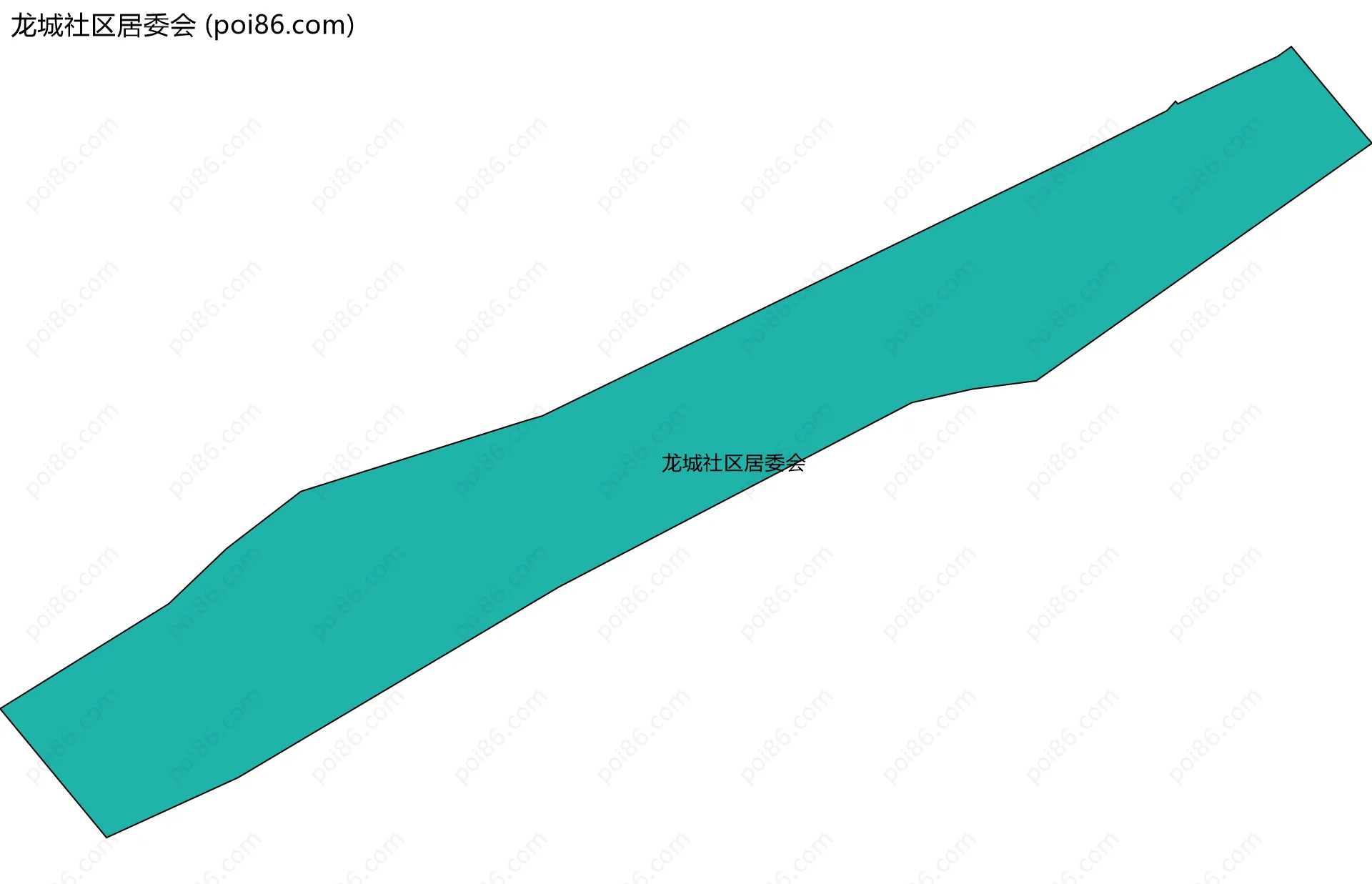 龙城社区居委会边界地图