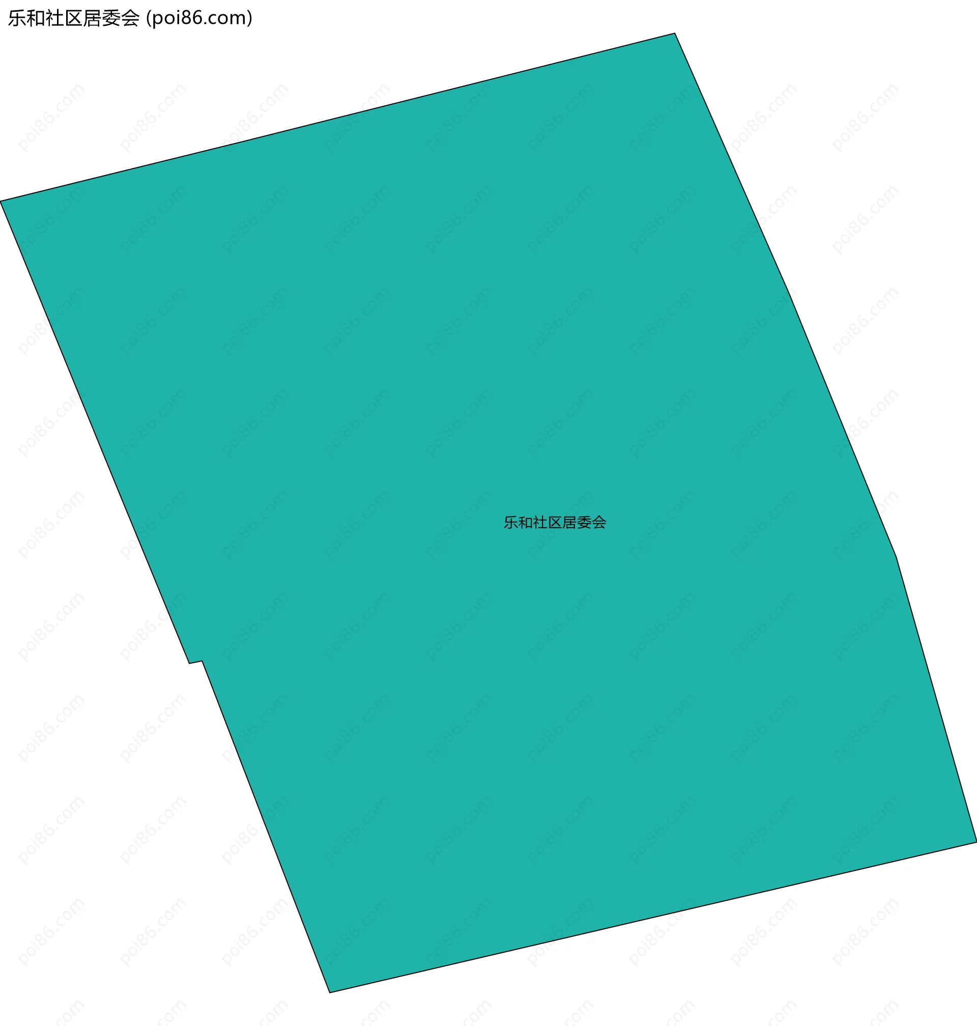 乐和社区居委会边界地图