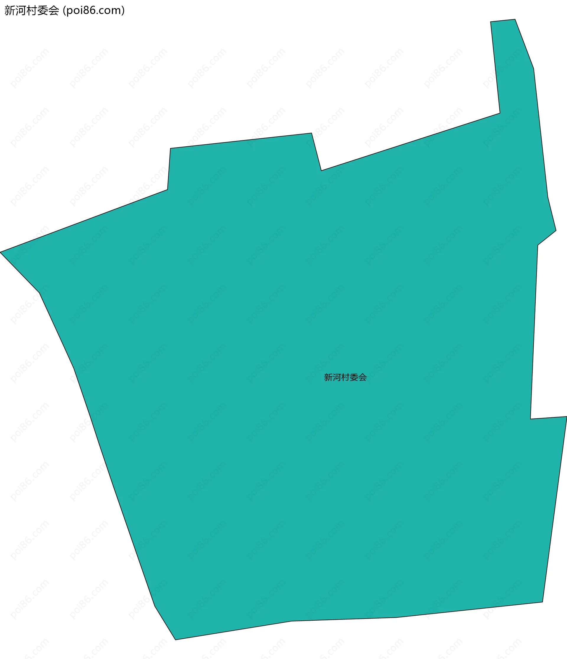 新河村委会边界地图