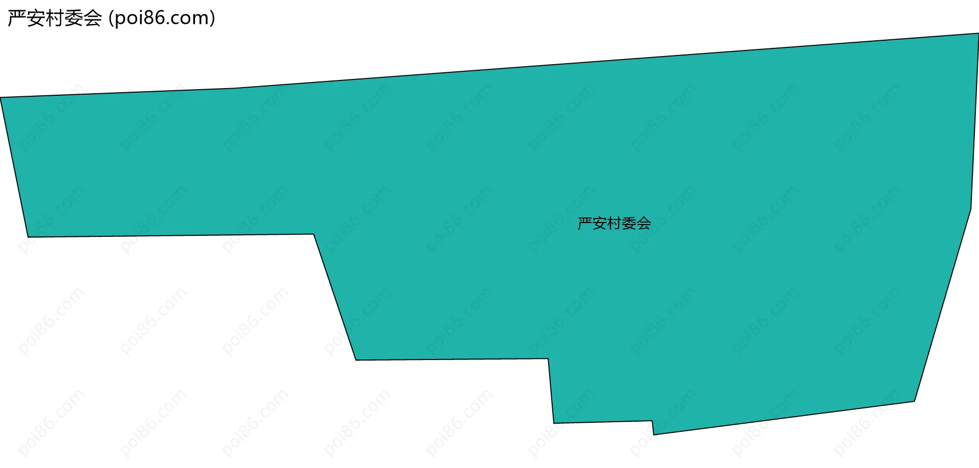严安村委会边界地图