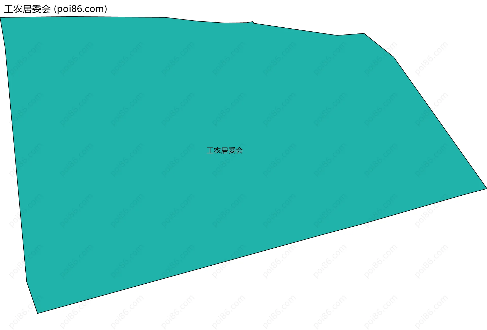 工农居委会边界地图
