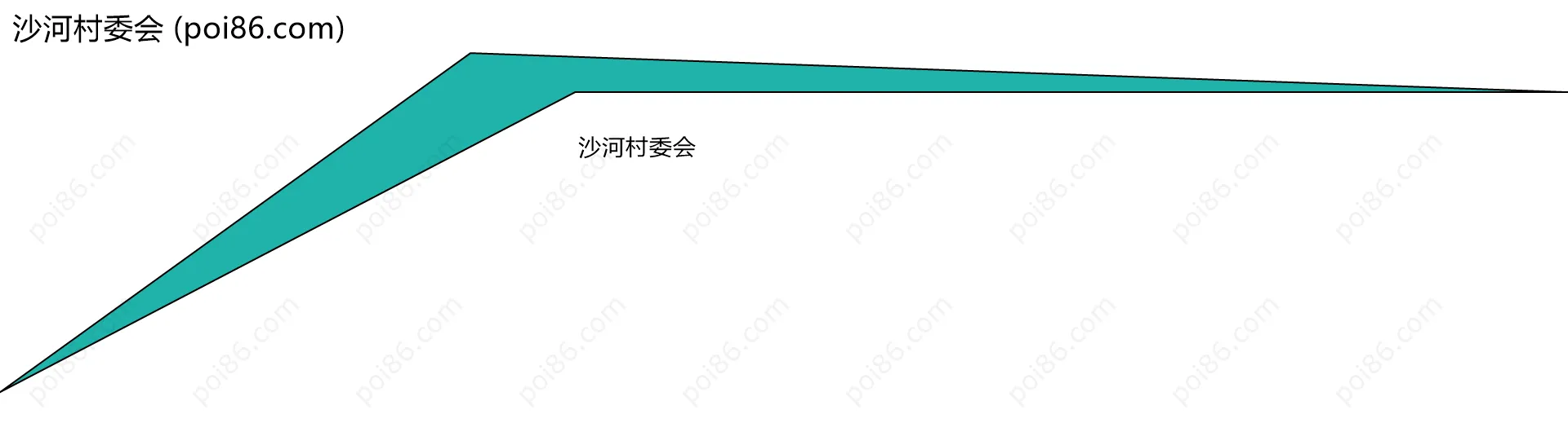 沙河村委会边界地图