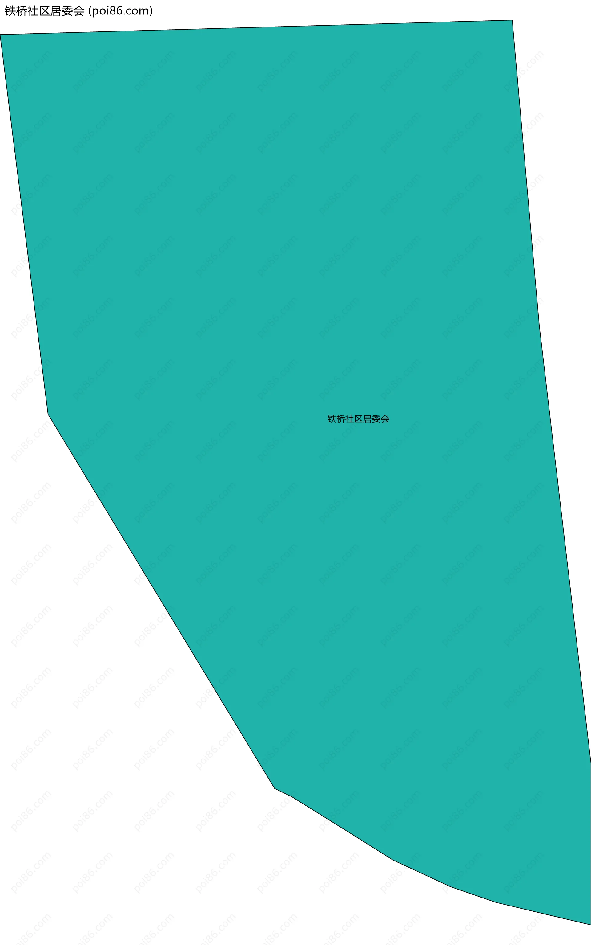 铁桥社区居委会边界地图