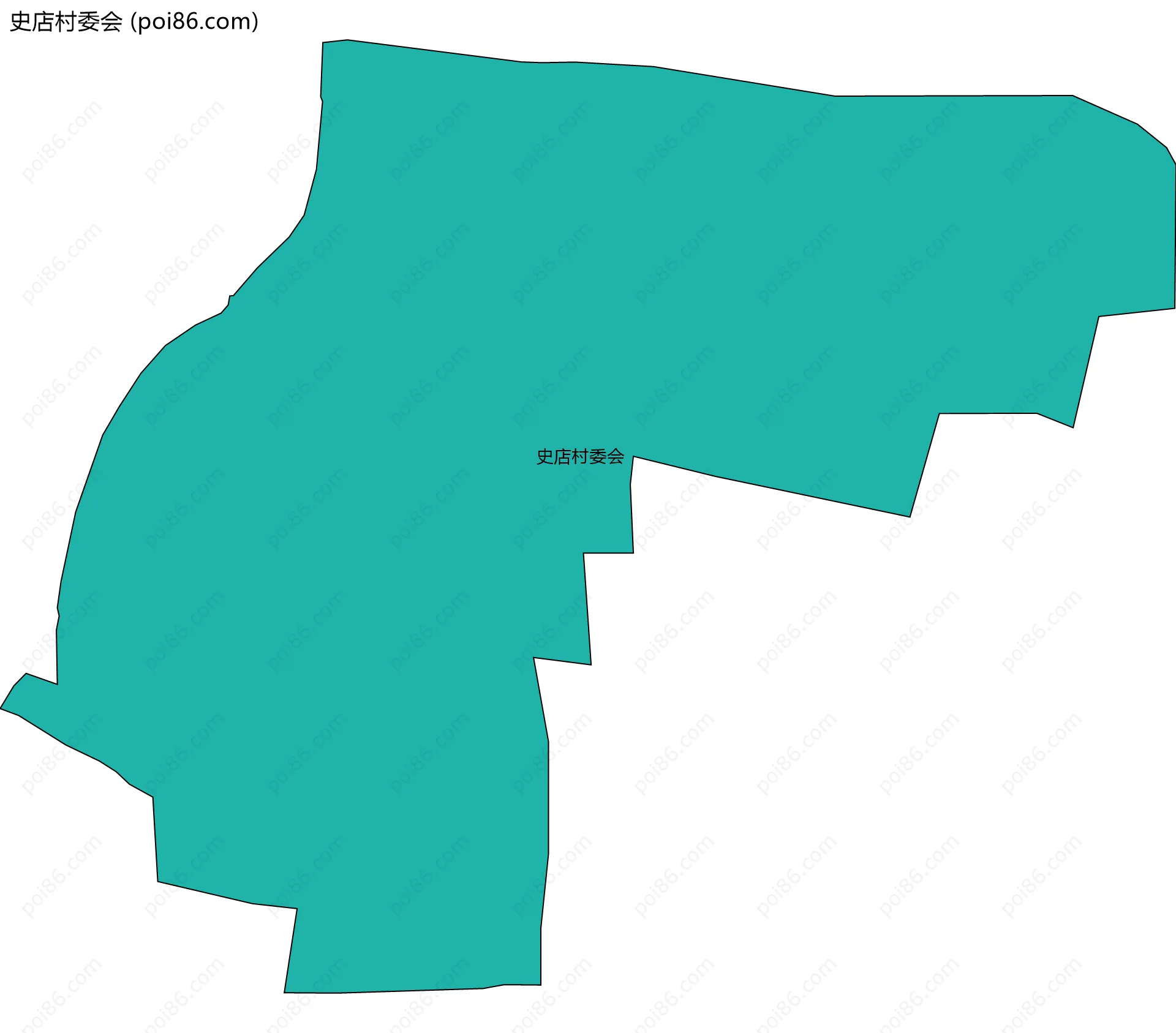 史店村委会边界地图