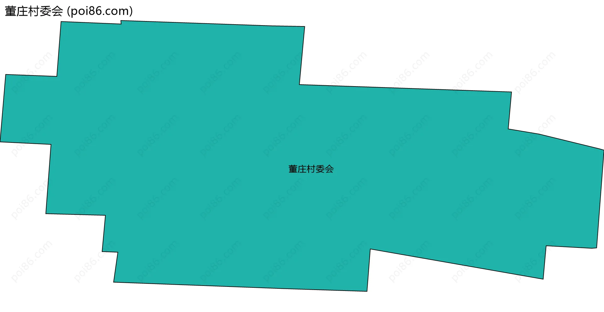 董庄村委会边界地图