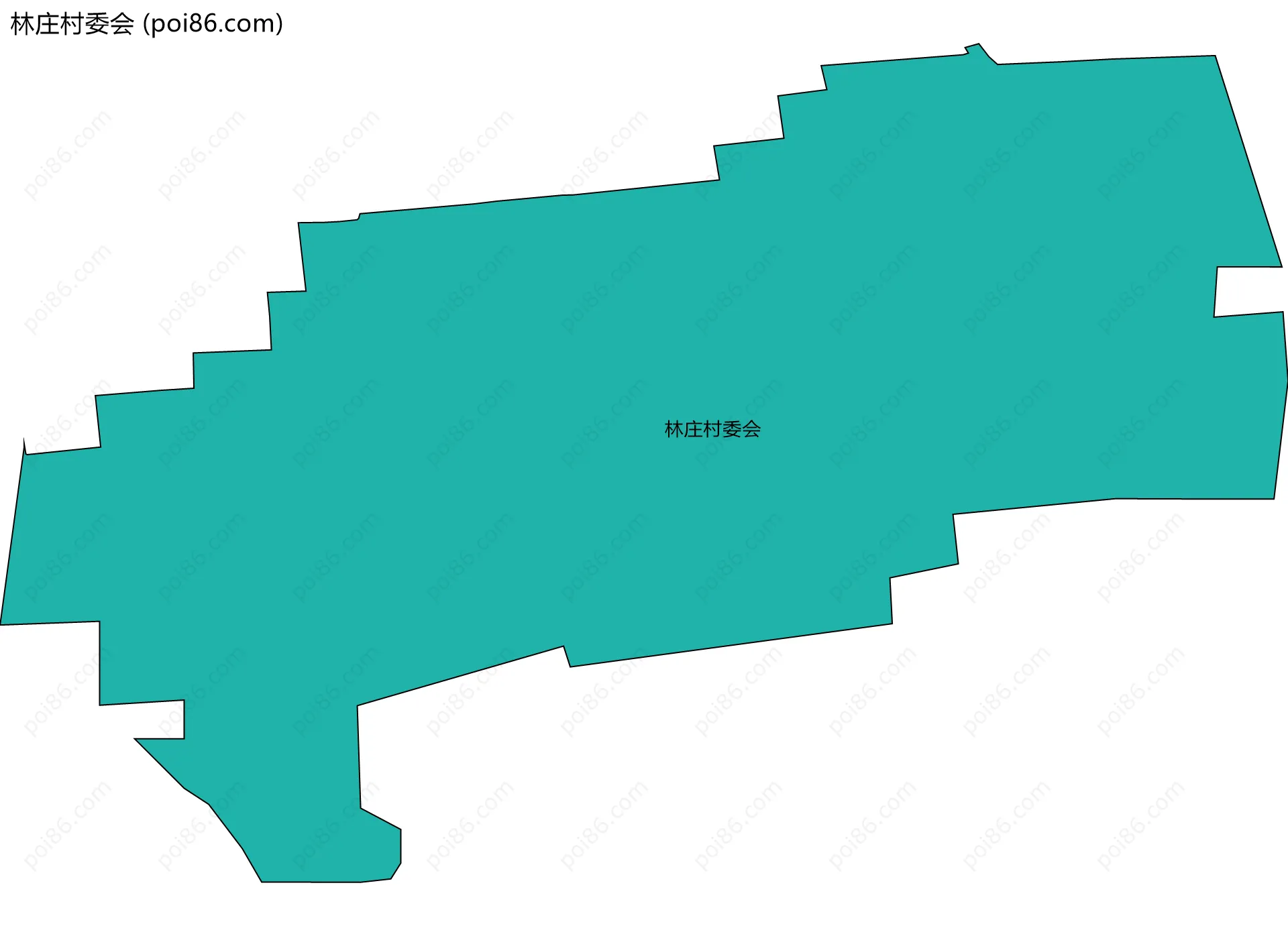 林庄村委会边界地图