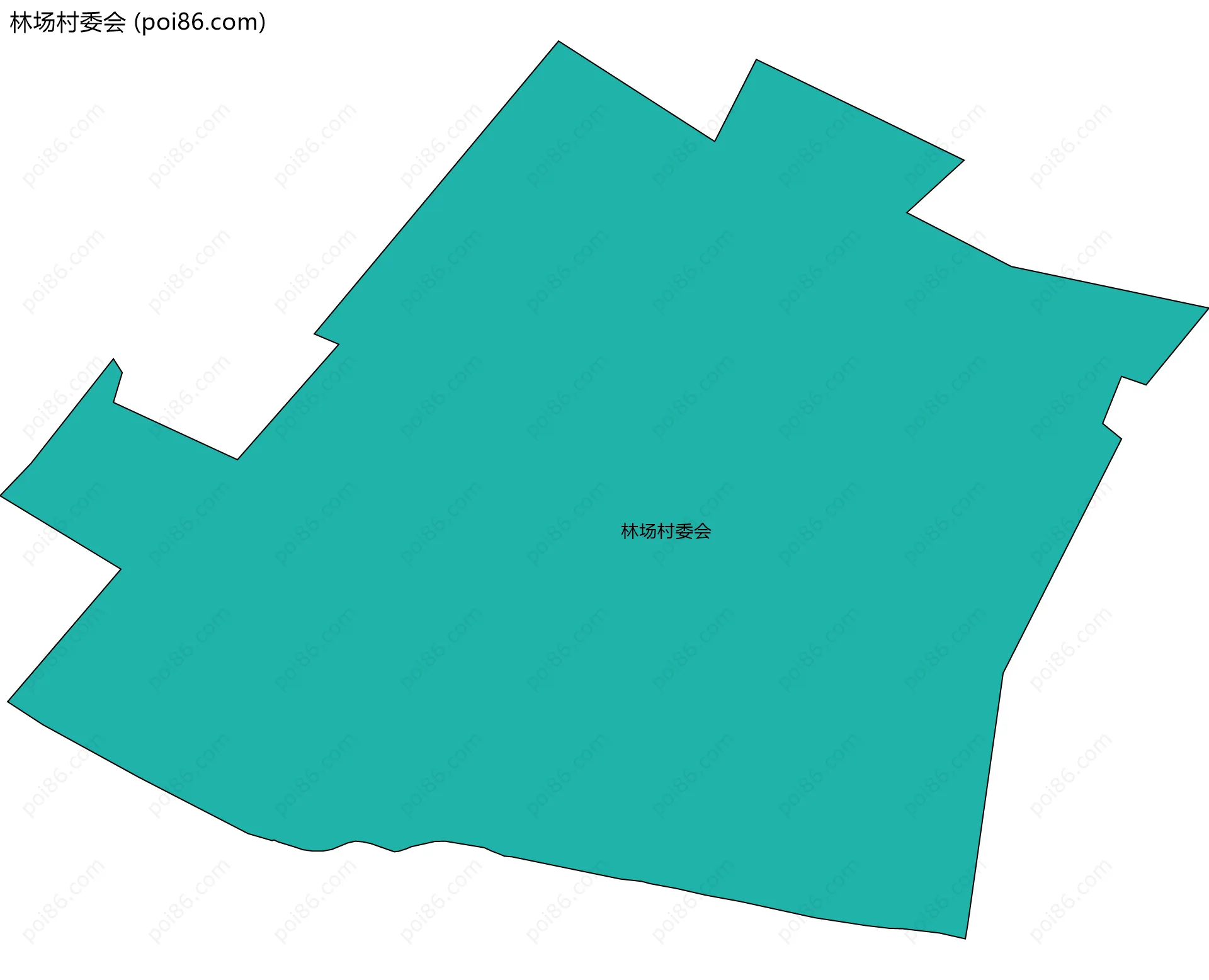 林场村委会边界地图