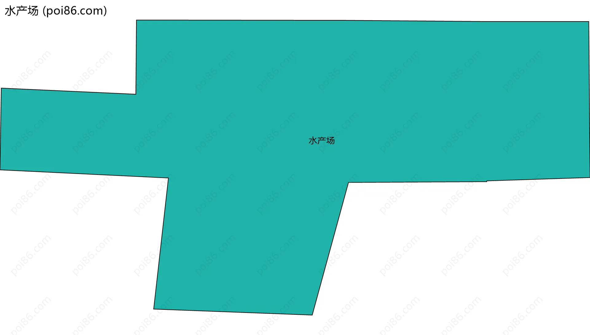 水产场边界地图